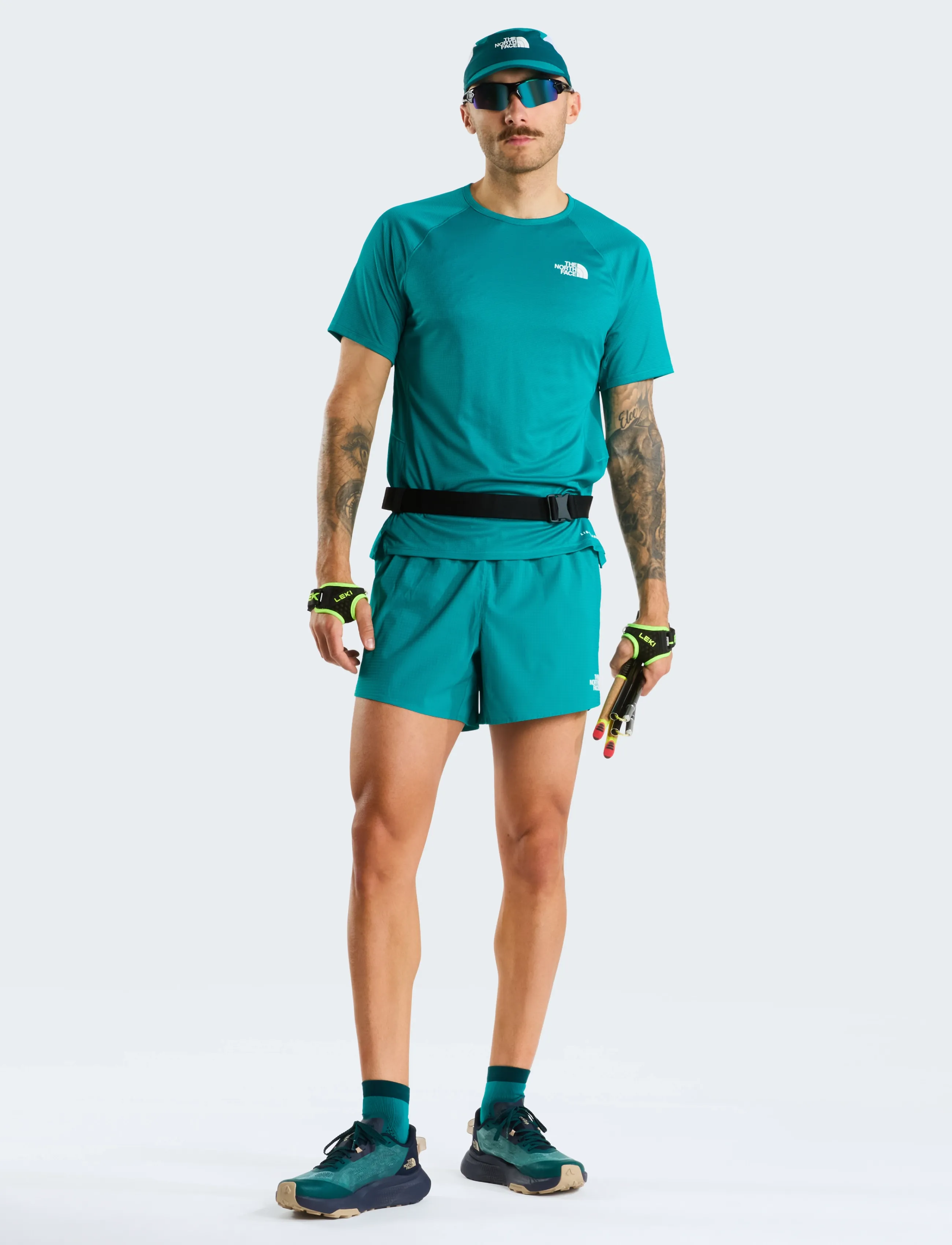 The North Face - M SUNRISER SS - t-shirts - restorative teal - 5