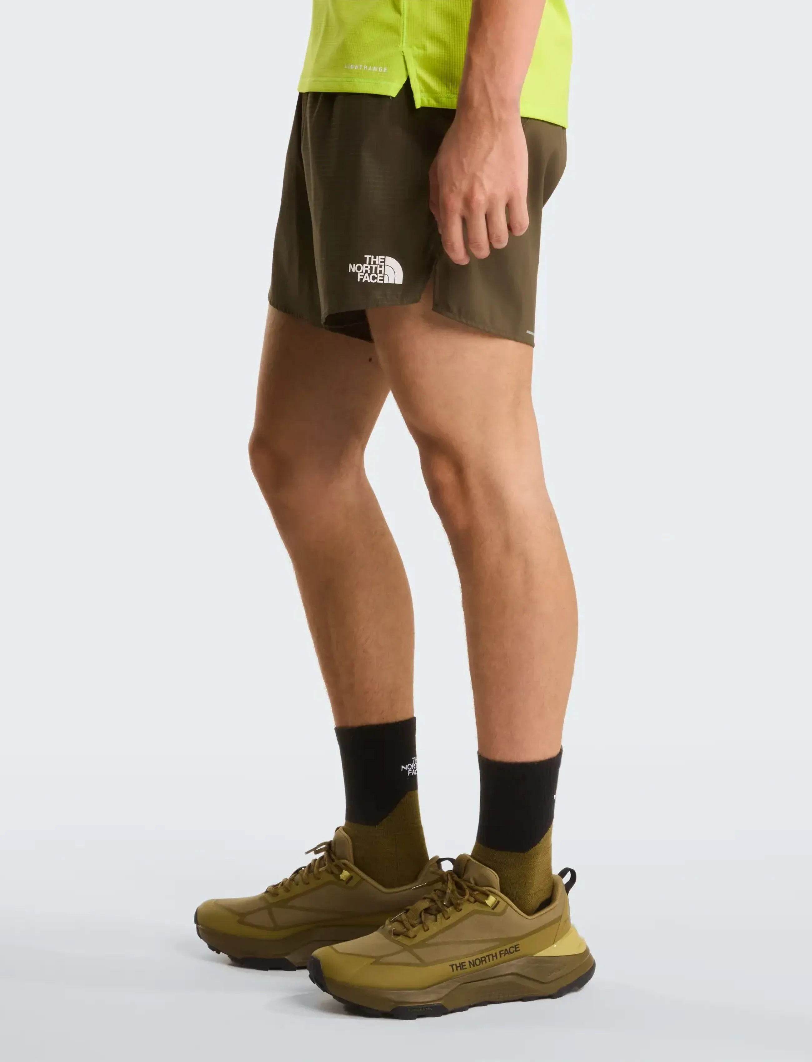 The North Face - M SUNRISER SHORT 5" - löparshorts - new taupe green - 5