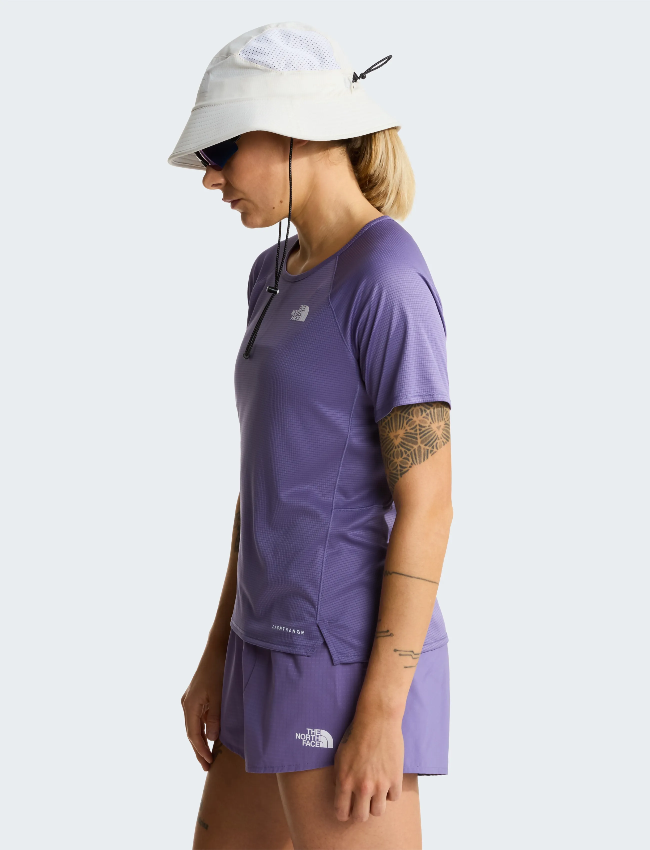 The North Face - W SUNRISER SS - t-shirts - grounded plum - 3