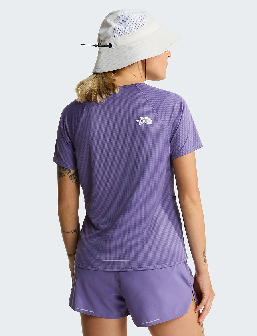 The North Face - W SUNRISER SS - t-shirts - grounded plum - 5