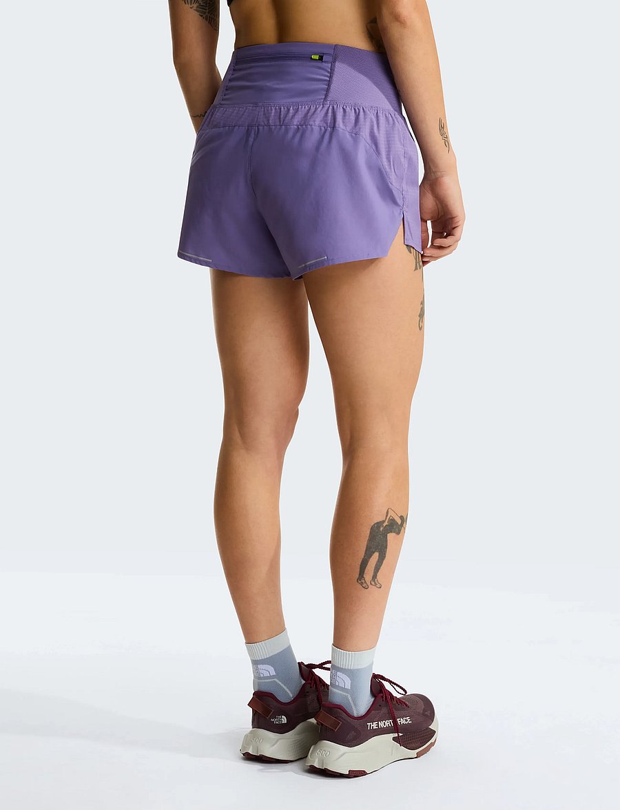 The North Face - W SUNRISER SHORT 3" - løbeshorts - grounded plum - 4