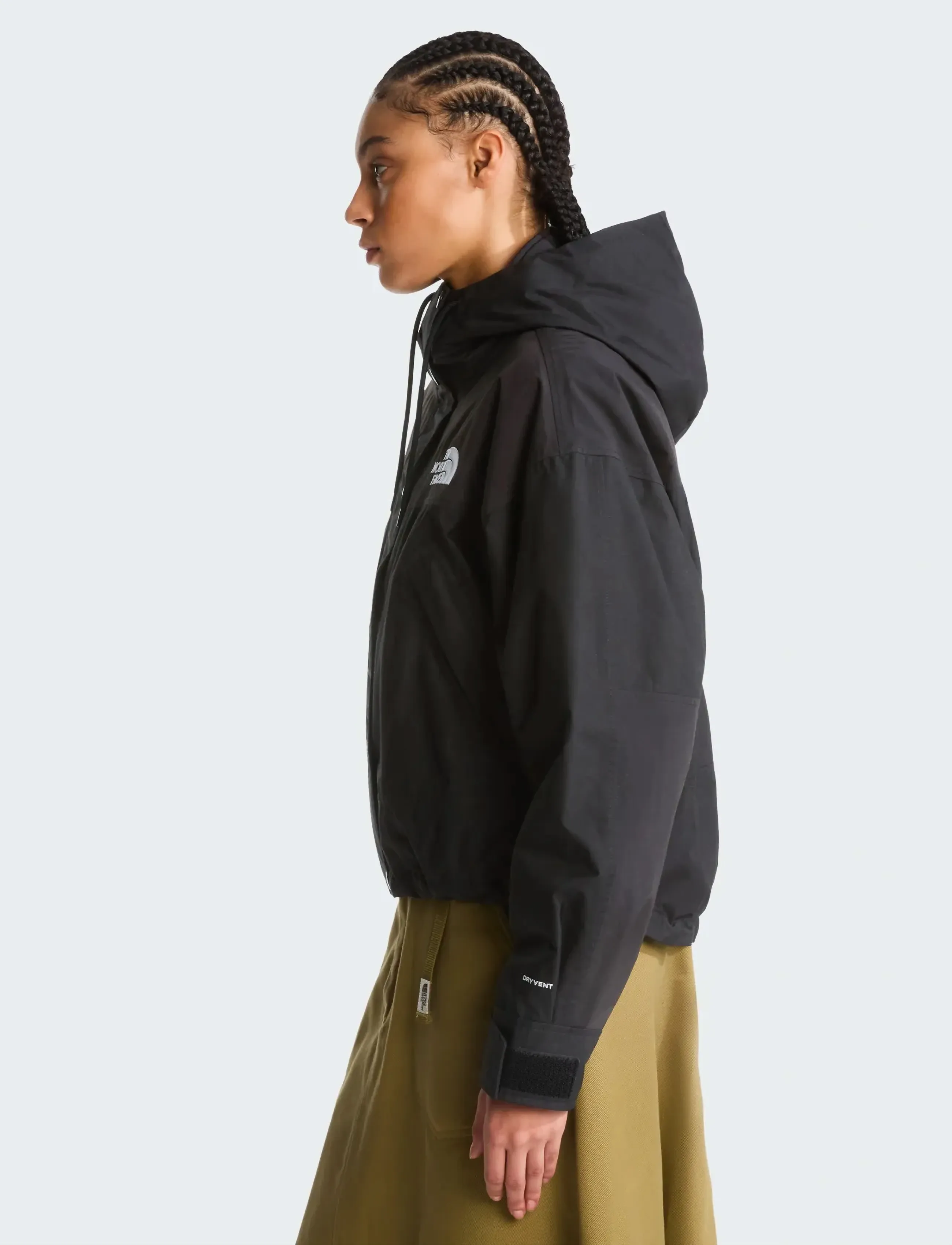 The North Face - W REIGN ON JACKET - rain coats - tnf black - 4