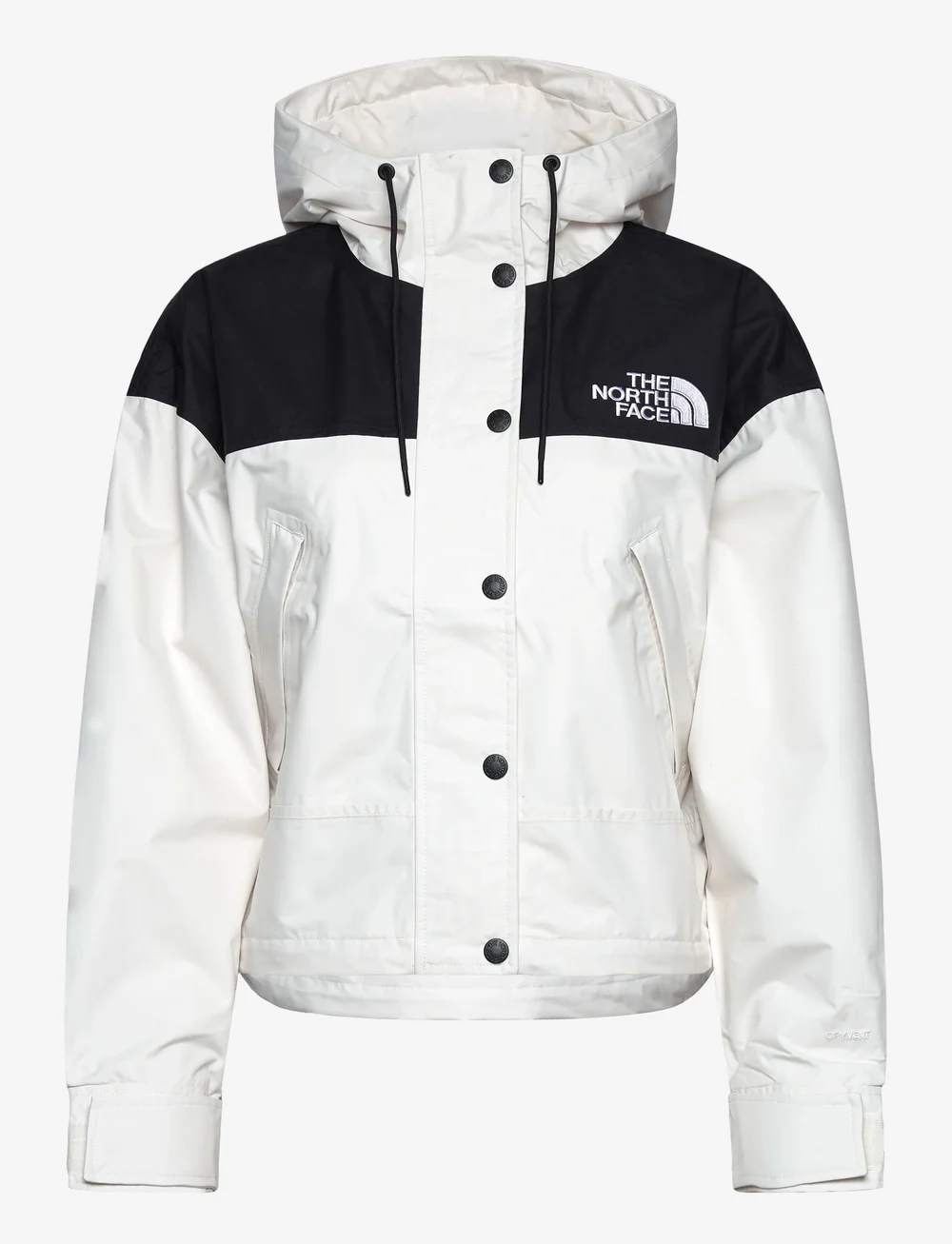 The North Face - W REIGN ON JACKET - ytterkläder - white dune/tnf black - 0