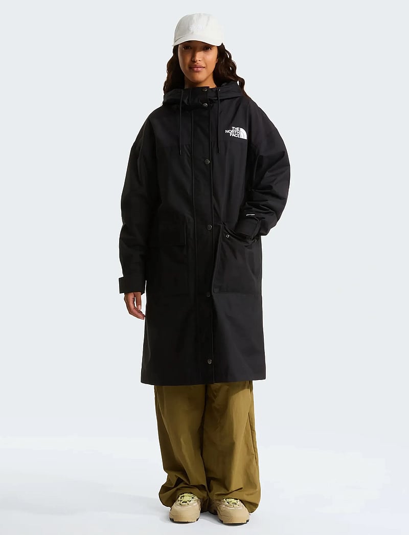 The North Face - W REIGN ON PARKA - ytterkläder - tnf black - 0