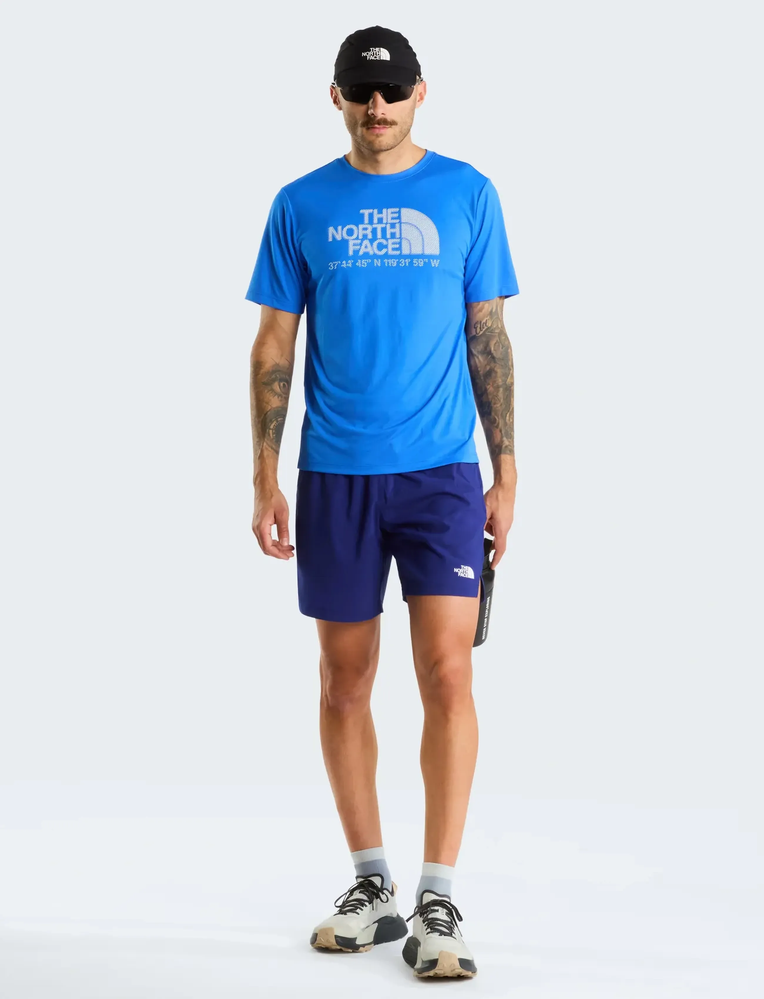 The North Face - M 24/7 S/S TEE LOGO GRAPHIC REG - t-shirts - active blue - 3