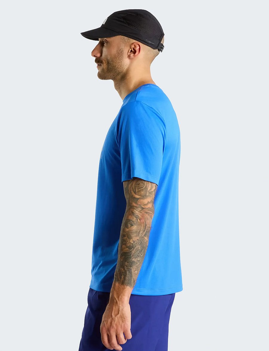 The North Face - M 24/7 S/S TEE LOGO GRAPHIC REG - t-shirts - active blue - 4