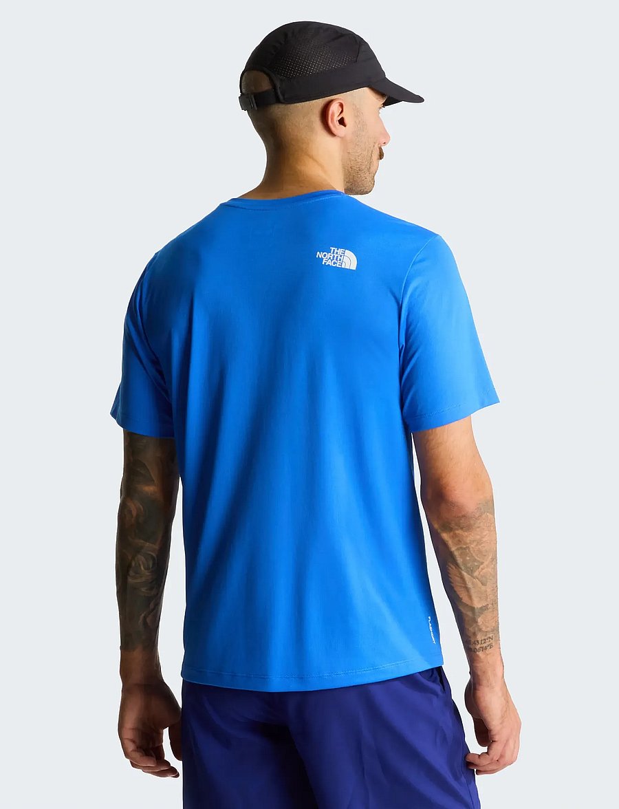 The North Face - M 24/7 S/S TEE LOGO GRAPHIC REG - t-shirts - active blue - 5