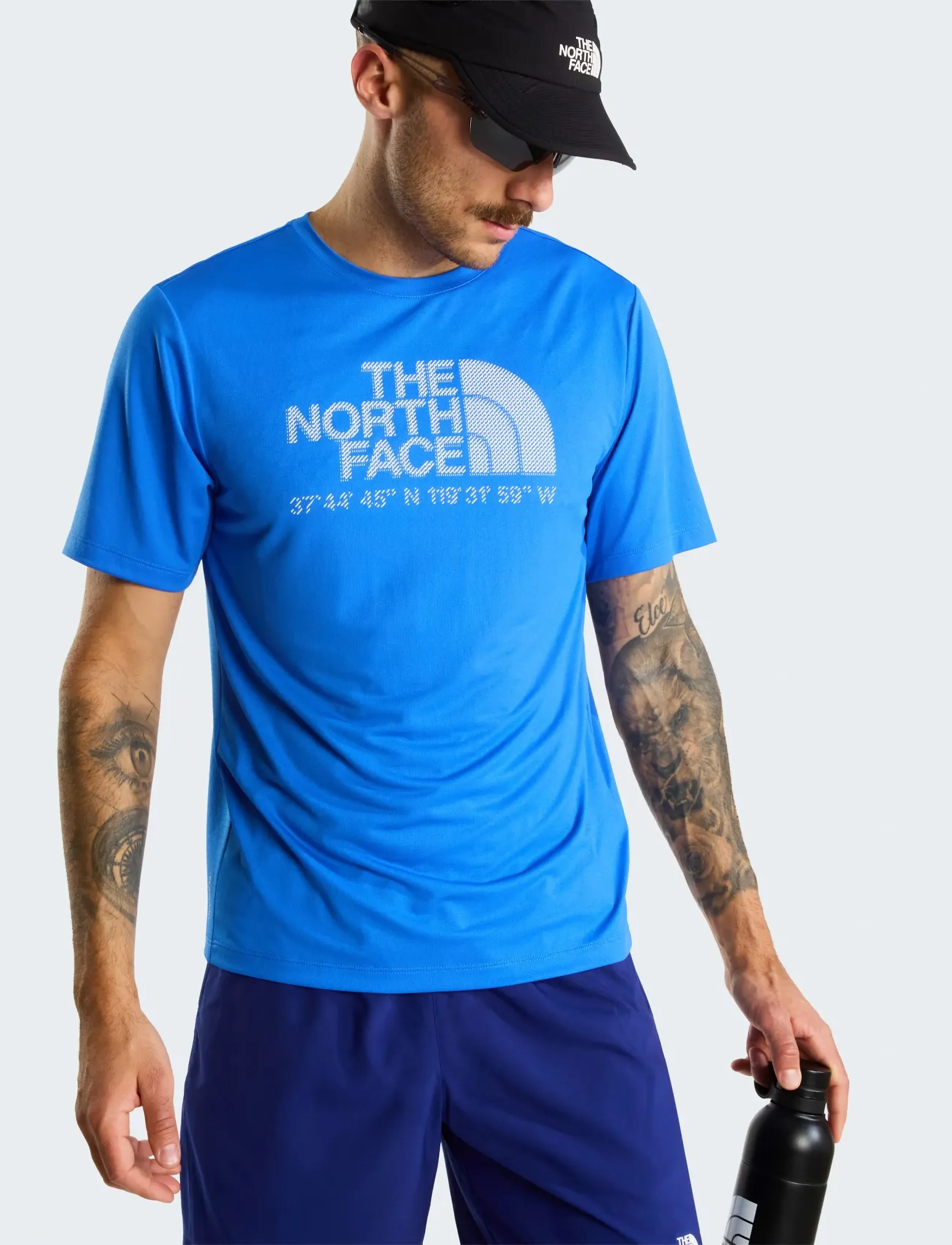 THE NORTH FACE M 24/7 S/S Tee Logo Graphic Reg t-shirts med tryck herr – bild 7