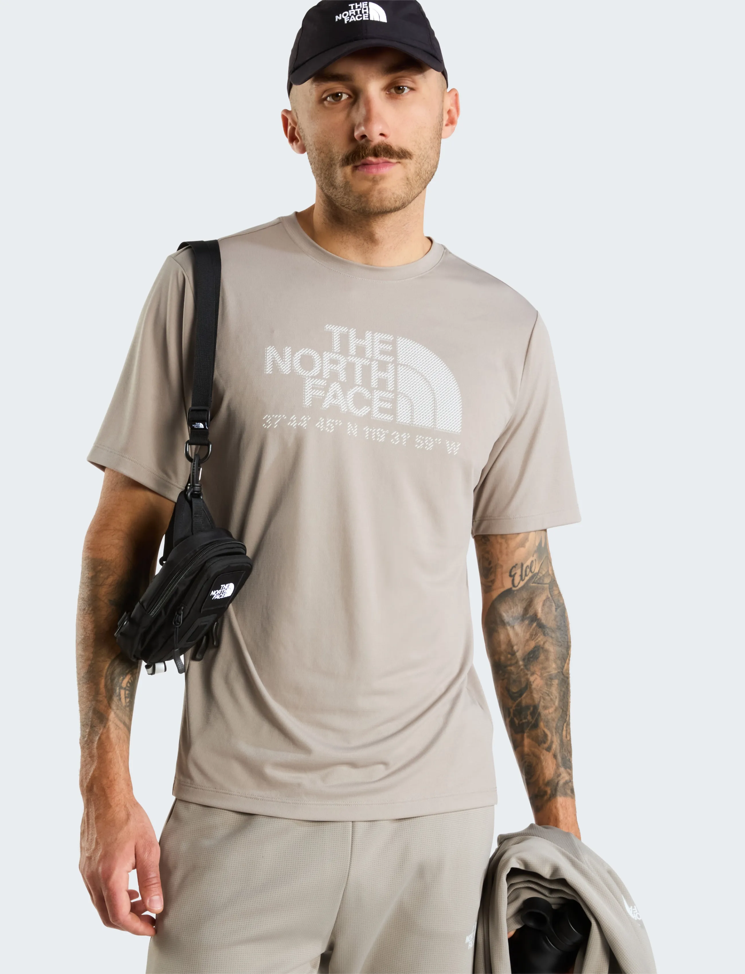 THE NORTH FACE M 24/7 S/S Tee Logo Graphic Reg t-shirts med tryck herr – bild 7
