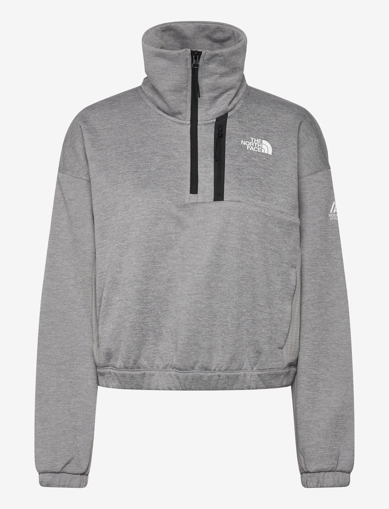 The North Face - W MA FLEECE INTEREST 1/4 ZIP - oberteile - tnf pale grey heather/m - 1