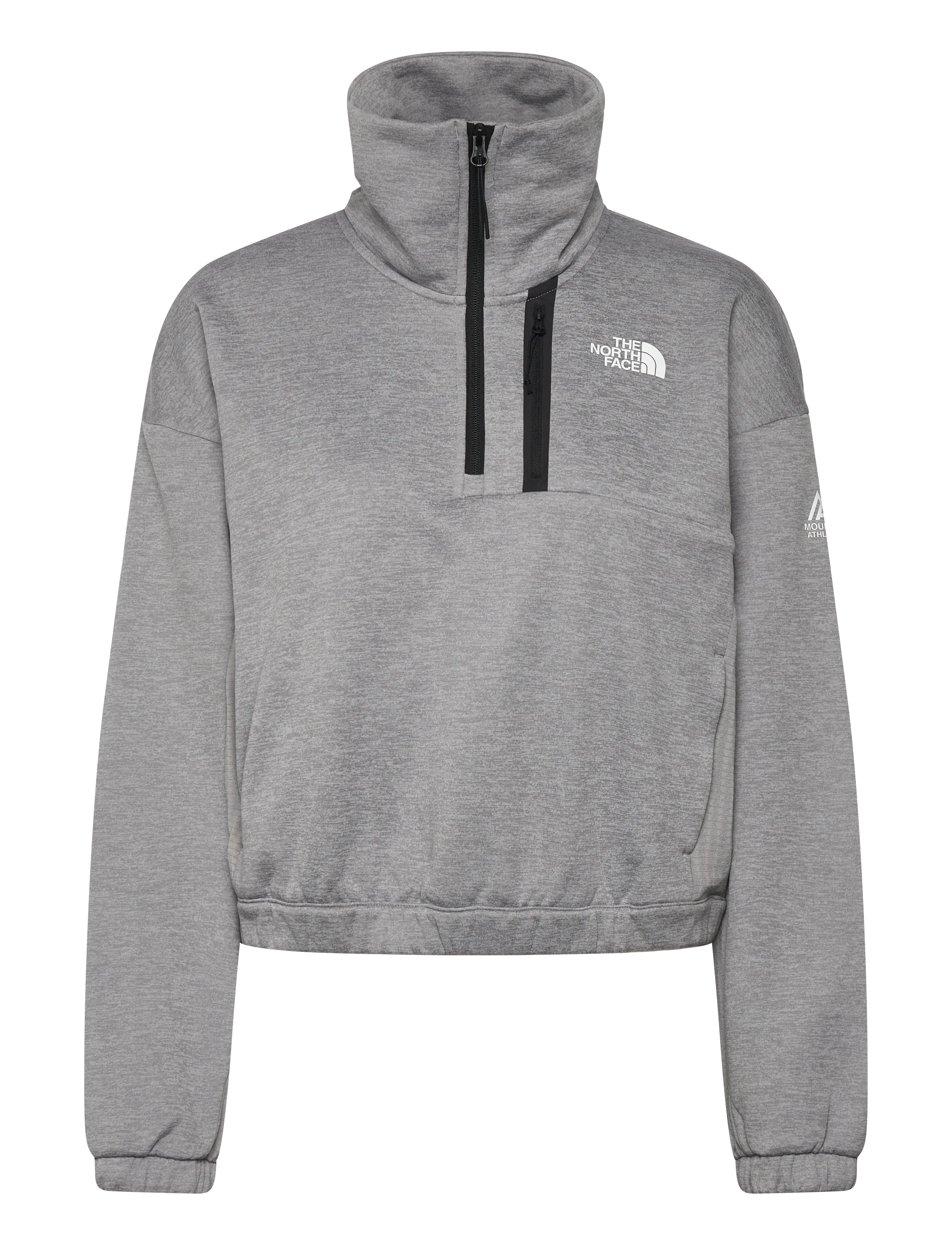 The North Face W MA FLEECE INTEREST 1/4 ZIP - The North Face - TNF PALE GREY HEATHER/M / grey