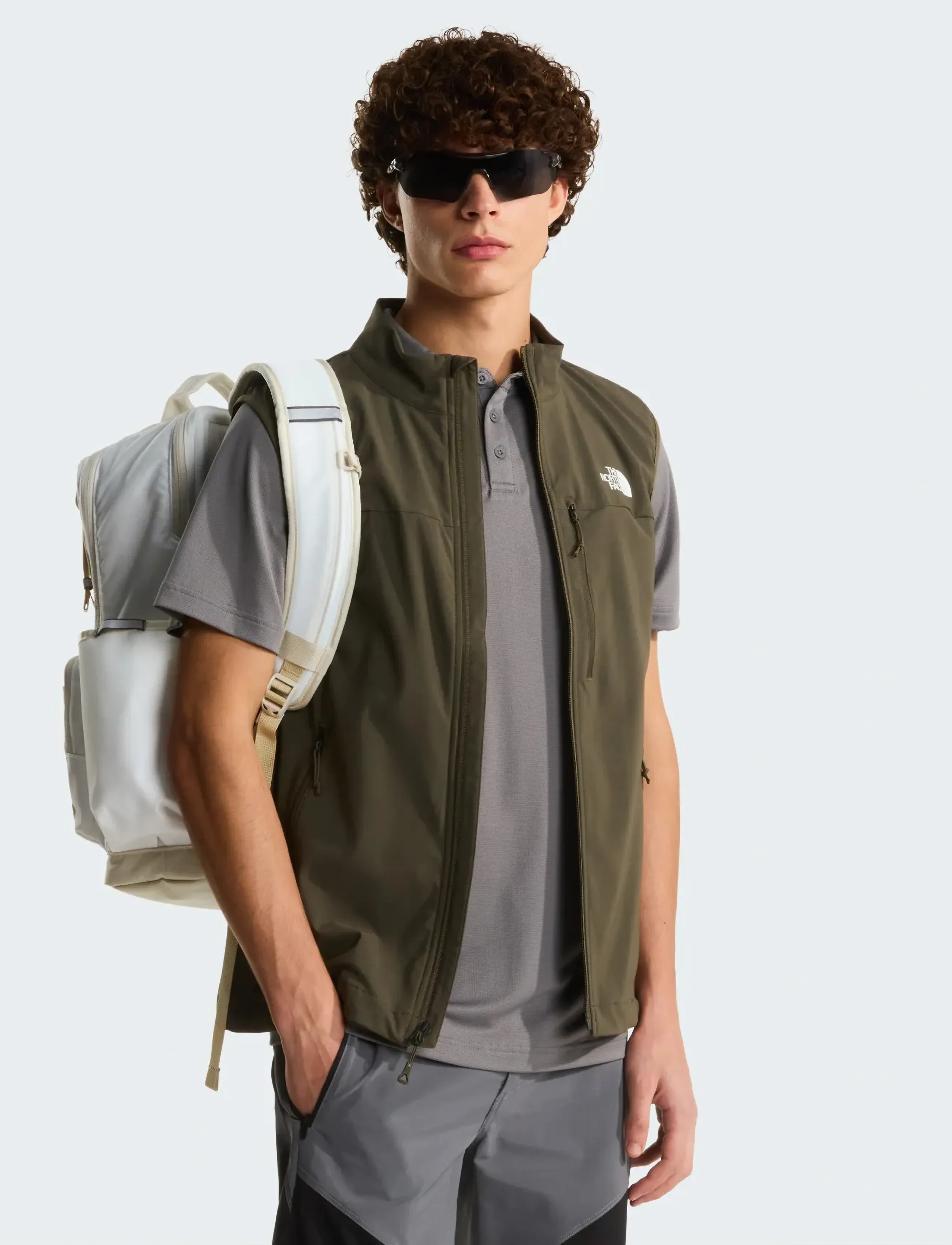 The North Face - BASE CAMP DAYPACK - sport backpacks - white ash/calacatta/pal - 5