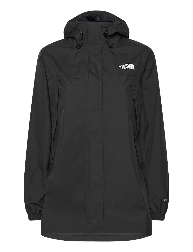 The North Face - W ANTORA RAIN PARKA - spordijakid - black - 0