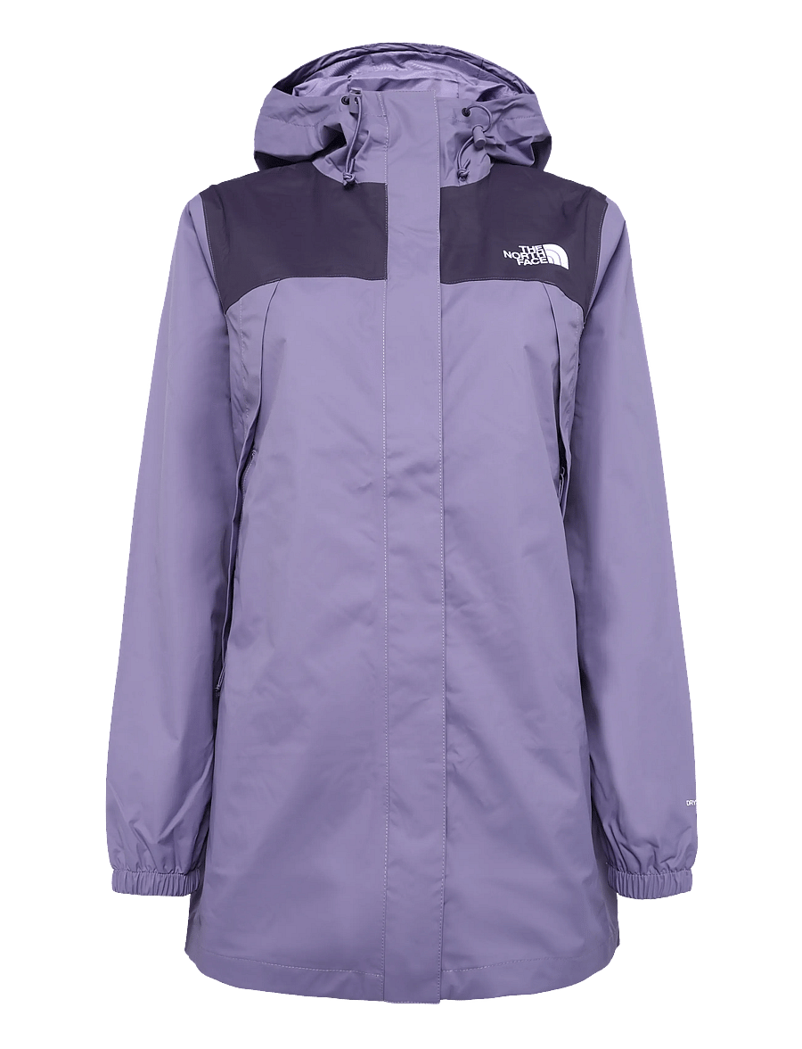 The North Face - W ANTORA RAIN PARKA - trainingsjacken - grounded plum/endless d - 1