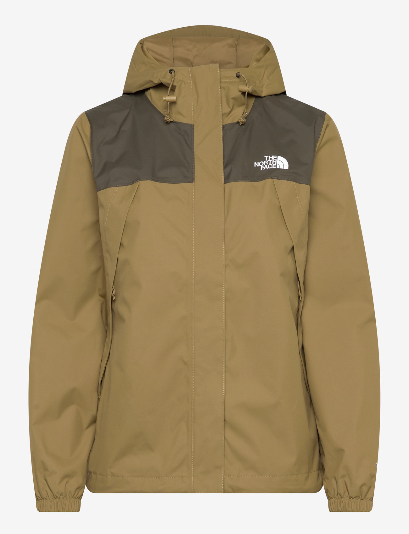 The North Face - W ANTORA RAIN JACKET - outdoor - cedar/new taupe green - 1
