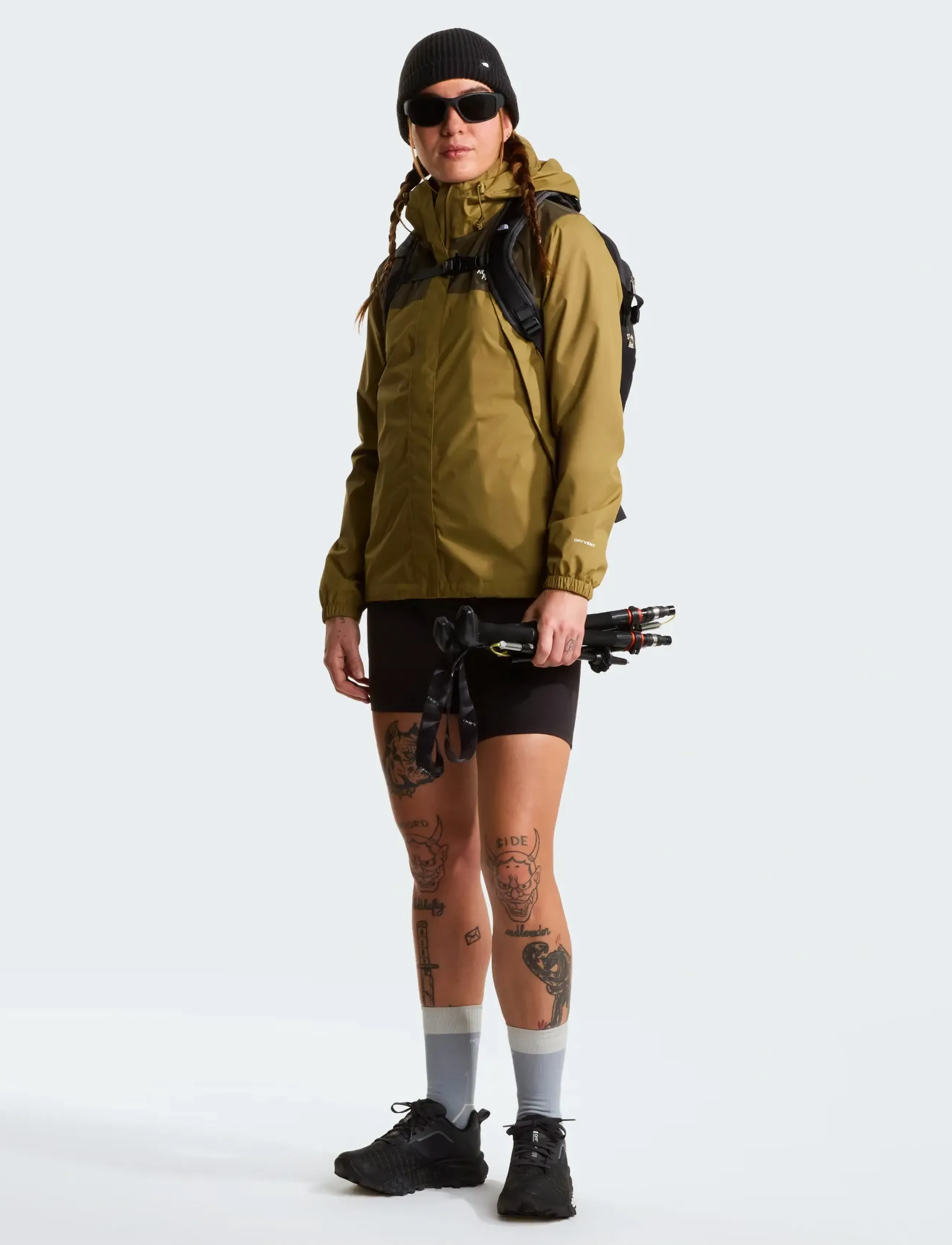 The North Face - W ANTORA RAIN JACKET - outdoor - cedar/new taupe green - 3