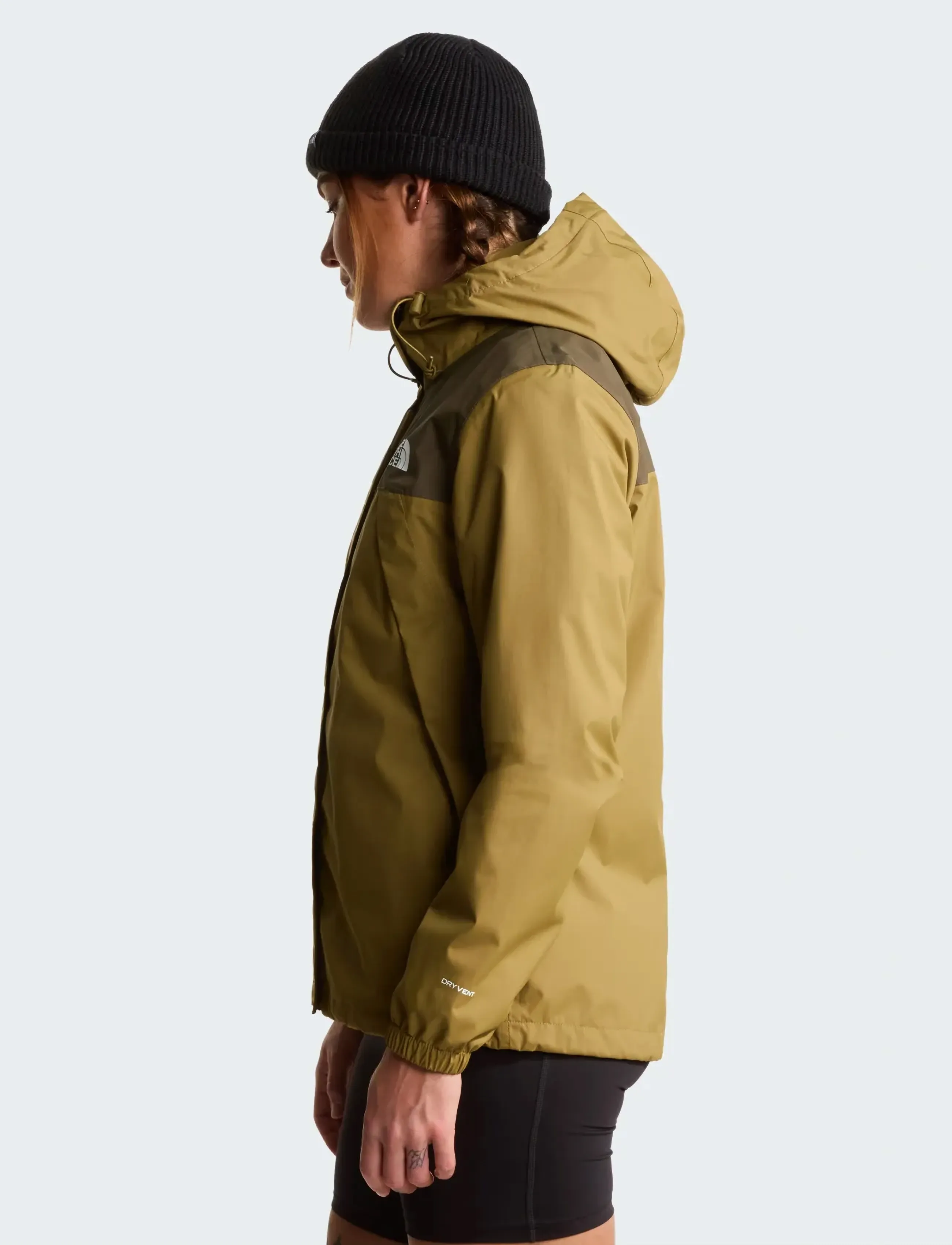 The North Face - W ANTORA RAIN JACKET - outdoor - cedar/new taupe green - 4