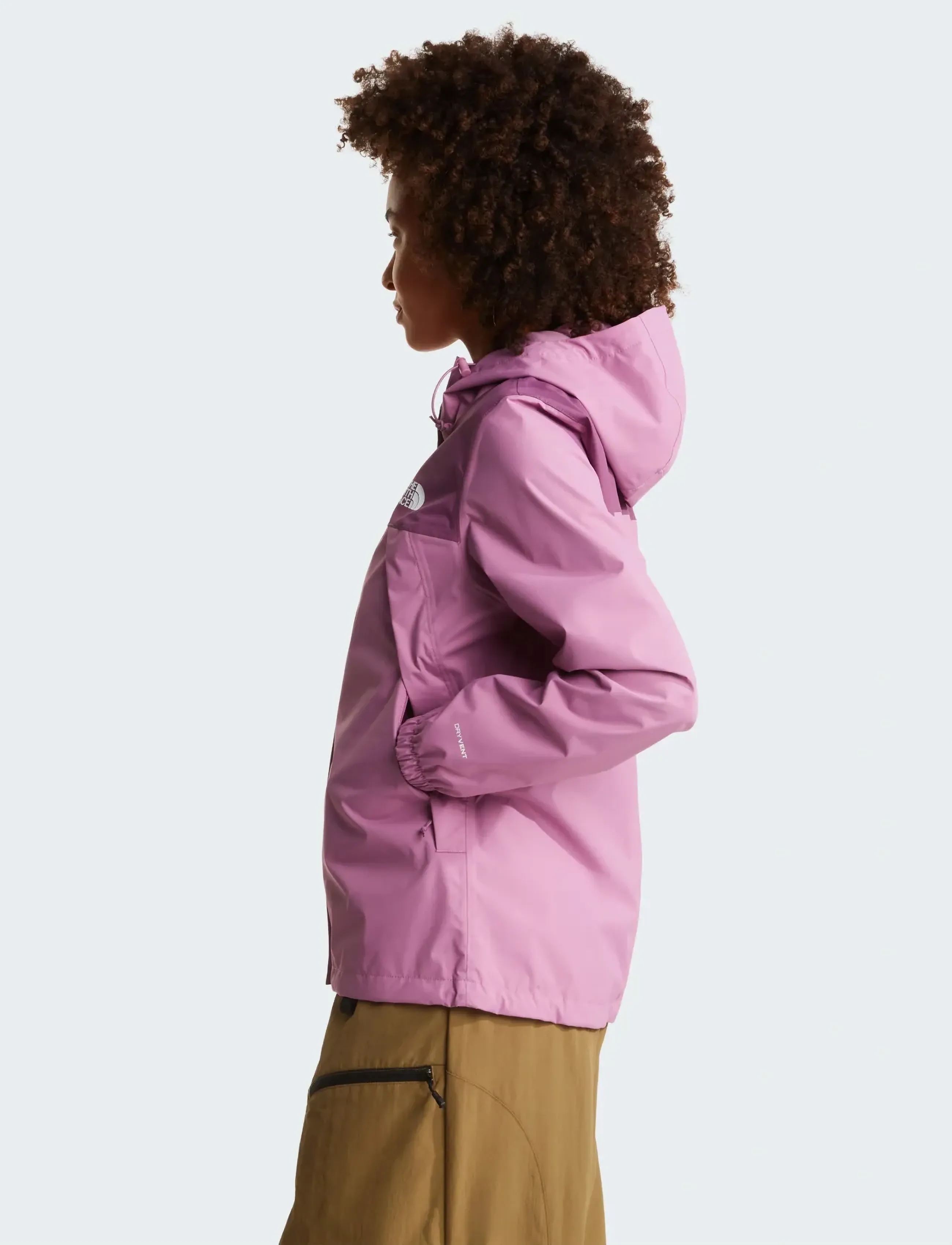 The North Face - W ANTORA RAIN JACKET - rain jackets - hushed lavender/chroma - 4