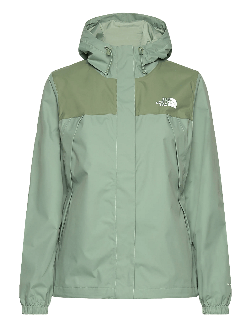 The North Face - W ANTORA RAIN JACKET - overtøj - slate moss/bark mist - 1