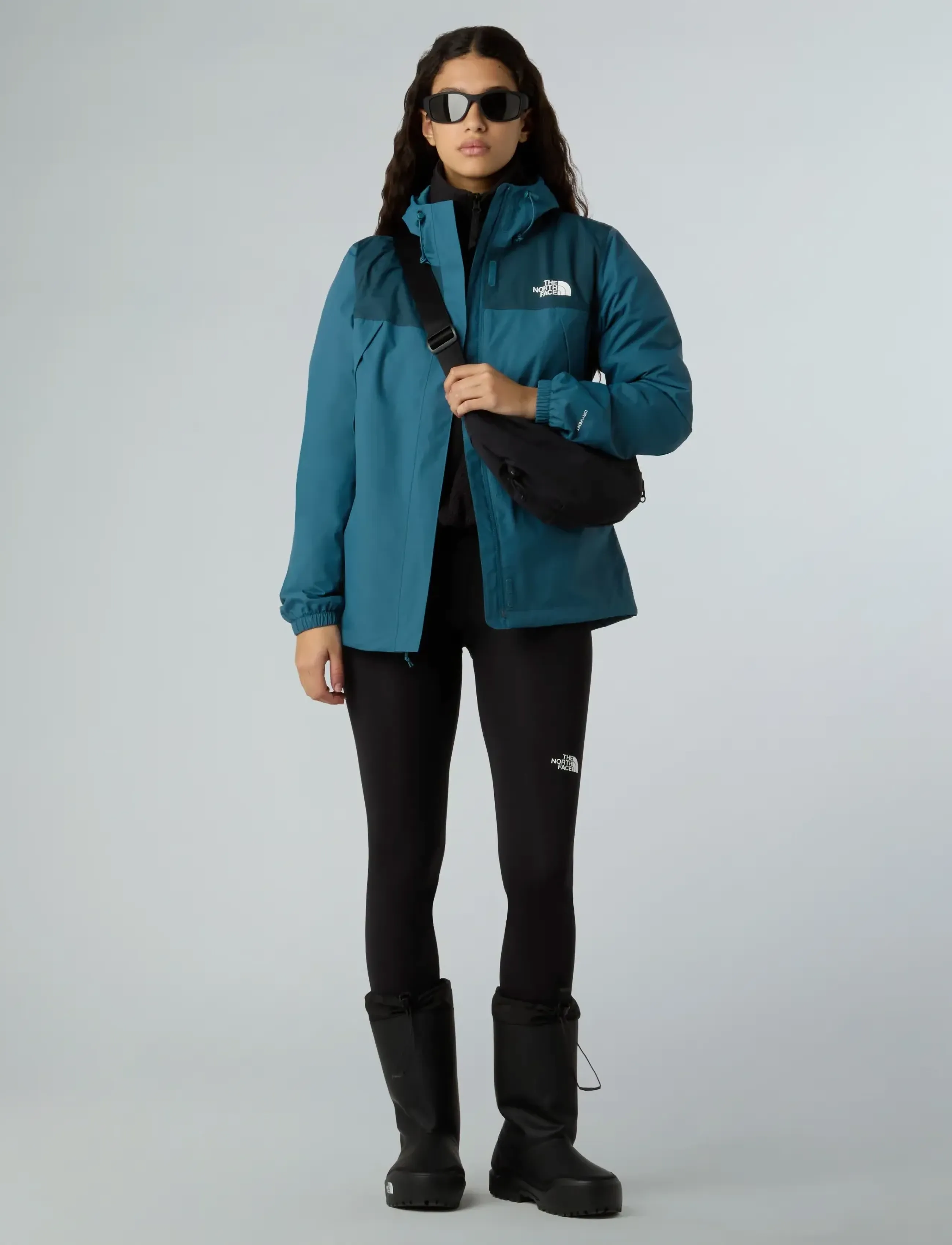 The North Face - W ANTORA RAIN JACKET - regenjassen - space/deep cypress - 3