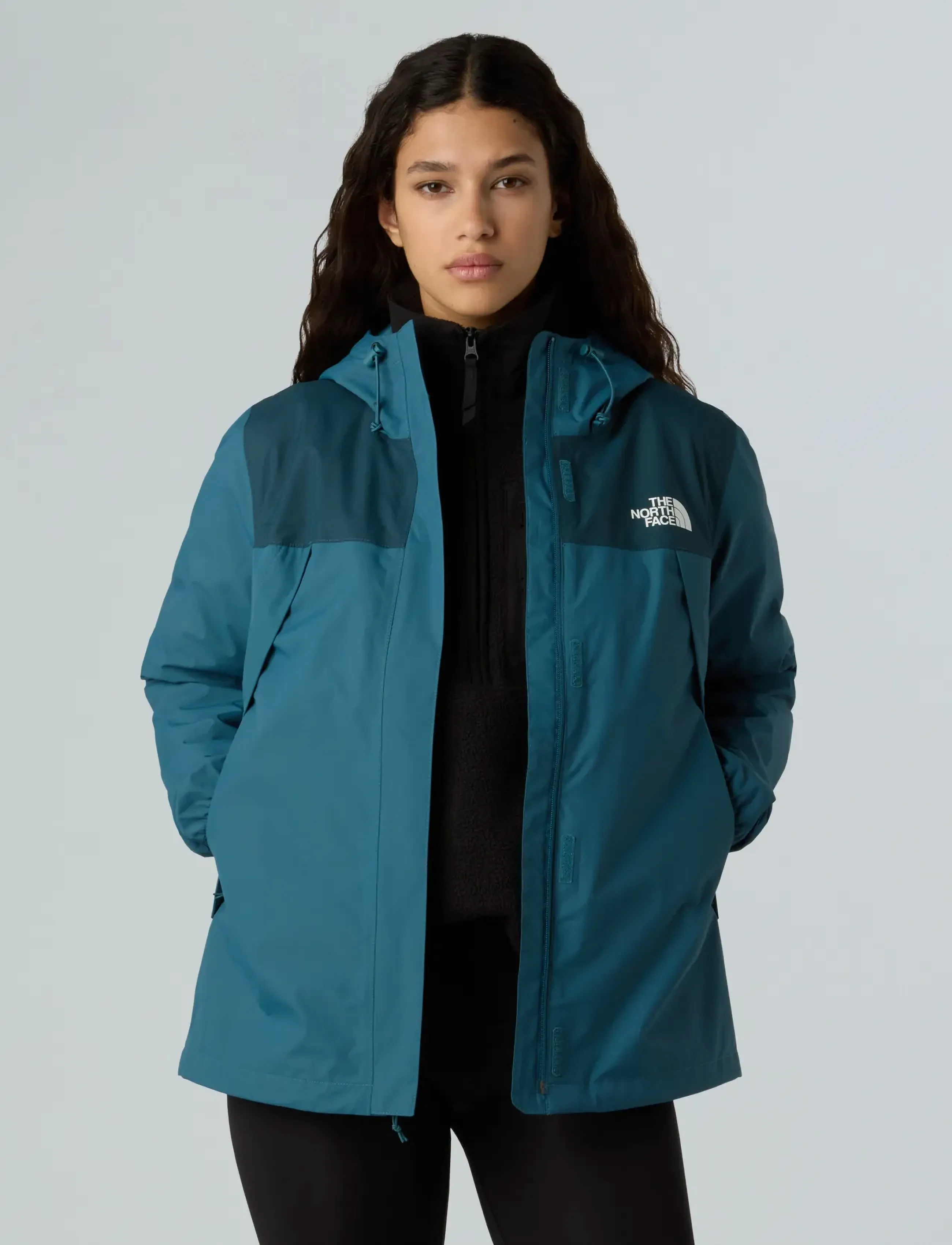 The North Face - W ANTORA RAIN JACKET - regenjassen - space/deep cypress - 5
