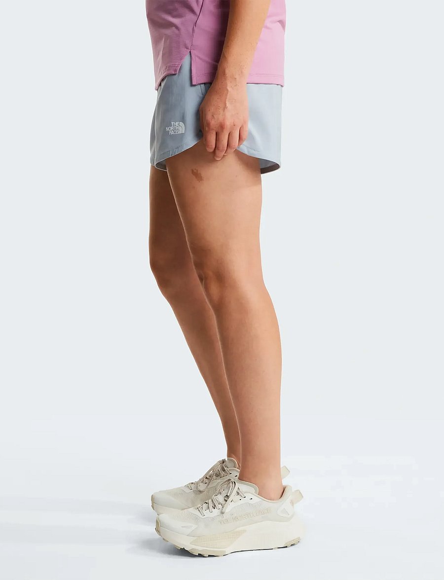 The North Face - W FLEX WOVEN SHORT 3IN - trainingsshorts - frost grey - 4