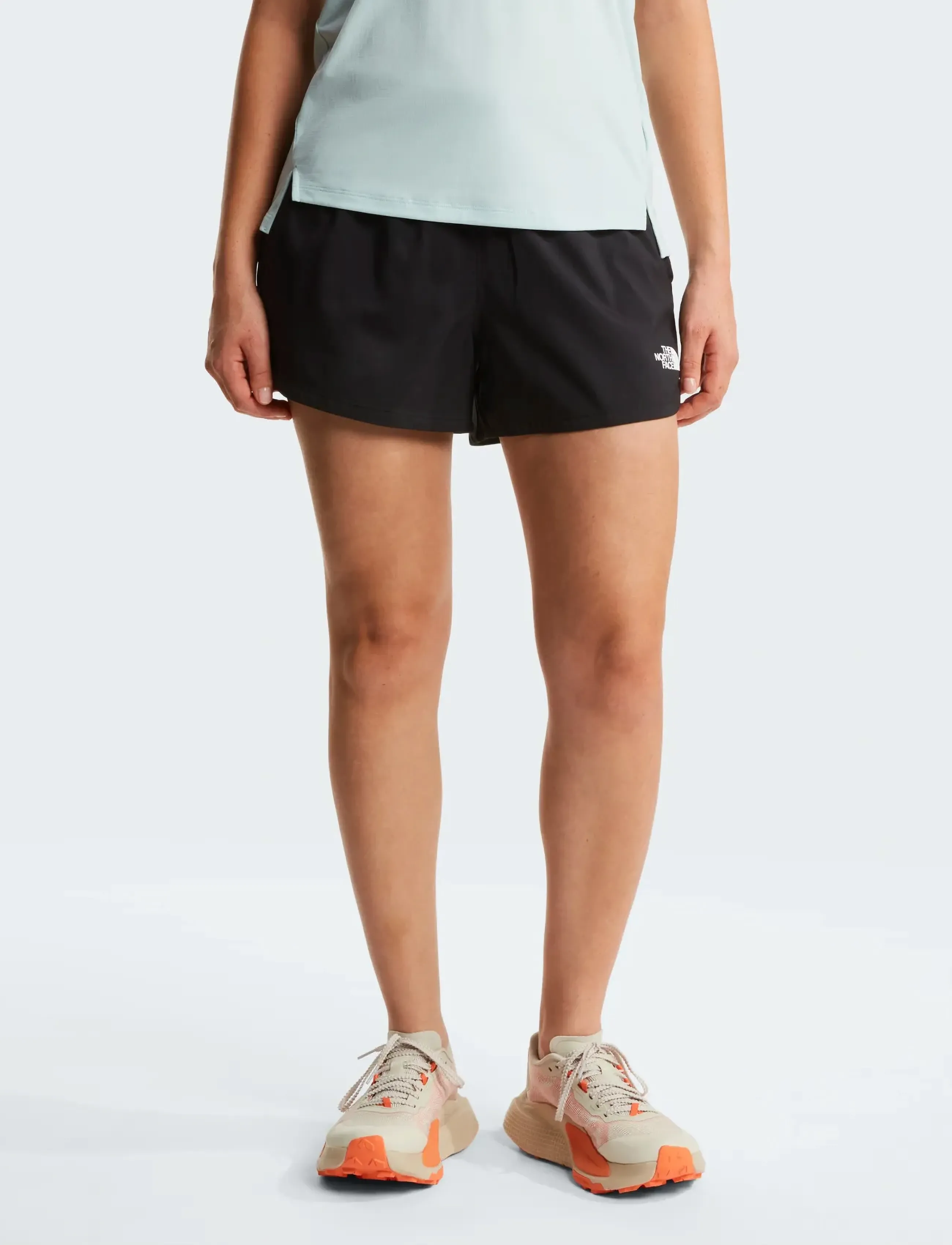 The North Face W Flex Woven Short 3In, L, Sport Shorts, Schwarz - Training Frauen
