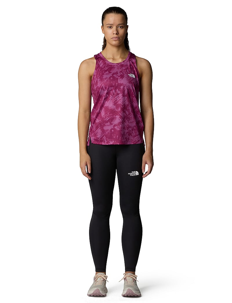 The North Face - W FLEX TANK AOP - Õlapaeltega pluusid - purple - 4