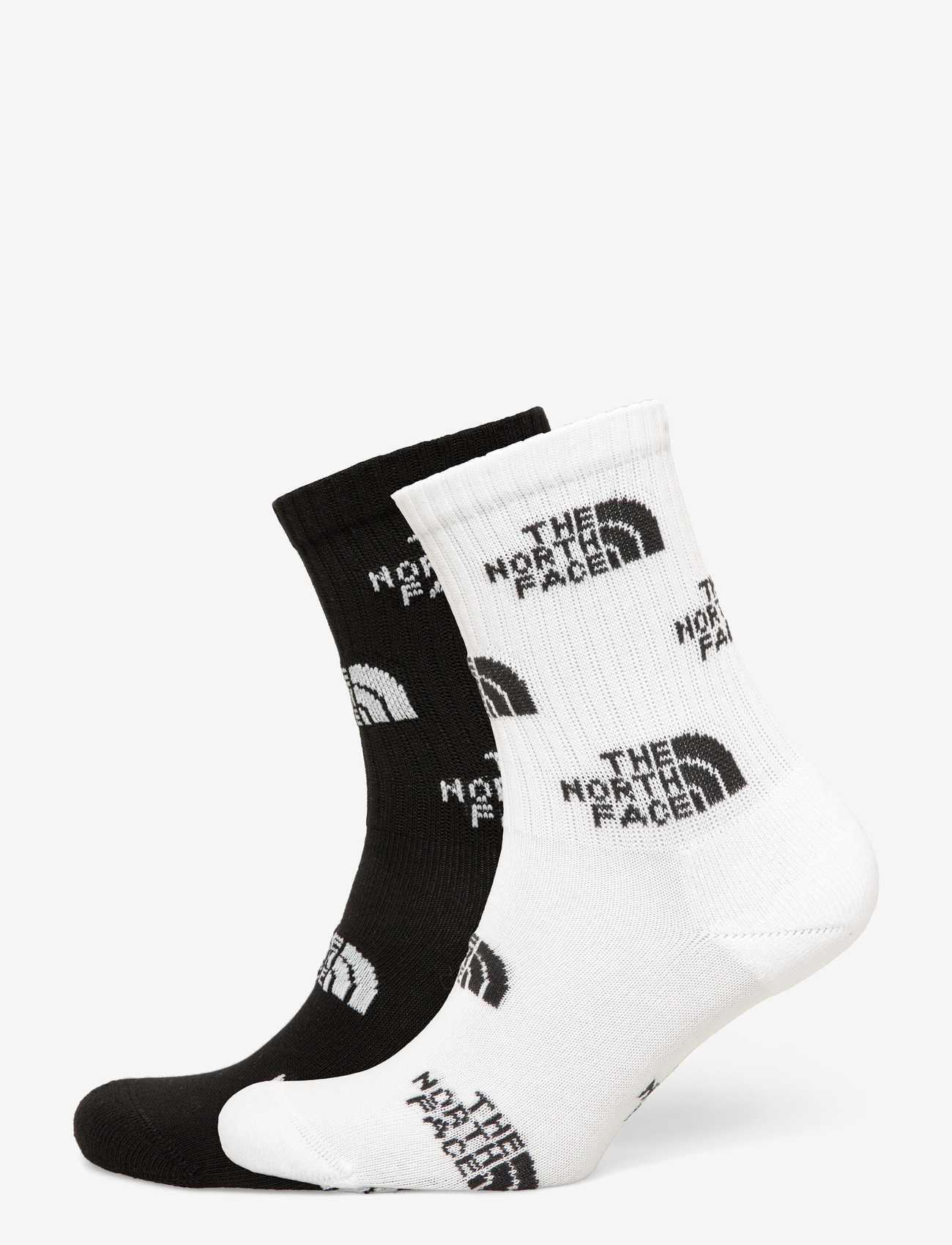 The North Face - EVERYDAY CREW SOCK LOGO - 2P - träningsstrumpor - tnf black/tnf white - 0