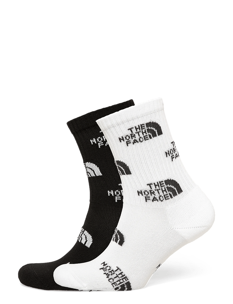 The North Face - EVERYDAY CREW SOCK LOGO - 2P - strümpfe - tnf black/tnf white - 0