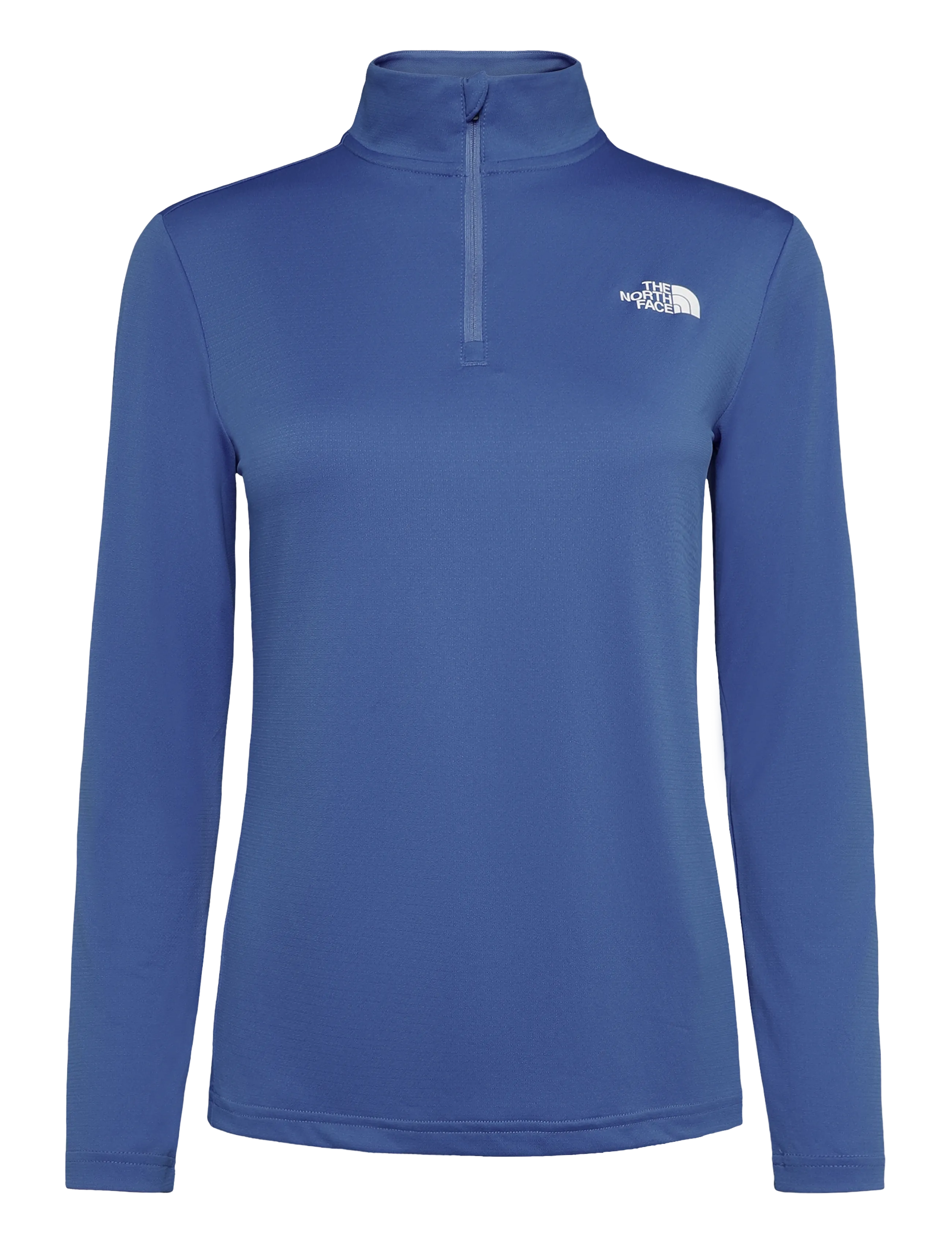 The North Face W FLEX 1/4 ZIP TEE SLIM - Tøj - ACTIVE BLUE / blue