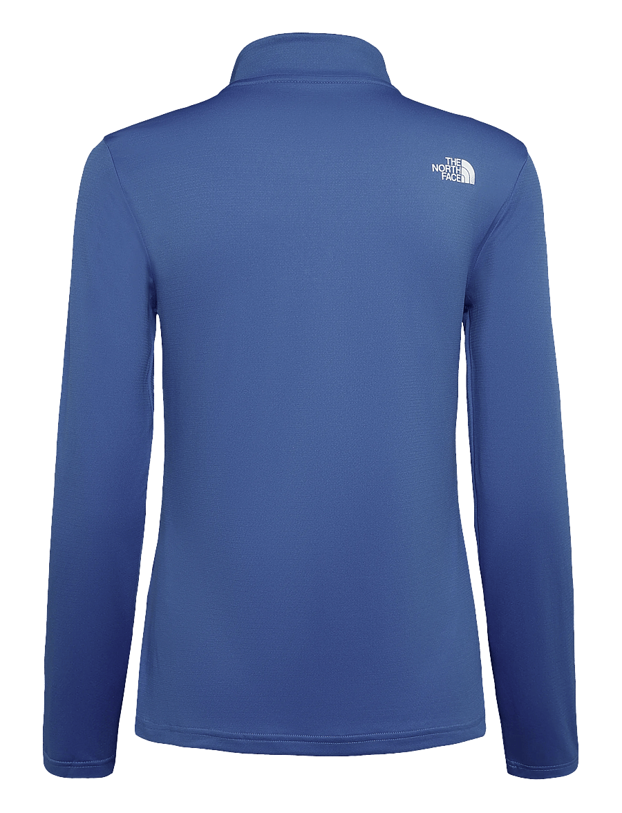 The North Face - W FLEX 1/4 ZIP TEE SLIM - overdele - active blue - 2