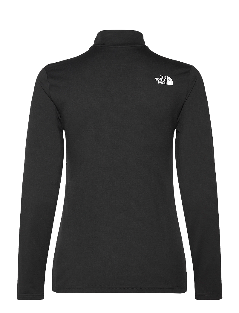 The North Face - W FLEX 1/4 ZIP TEE SLIM - langærmede t-shirts - black - 1