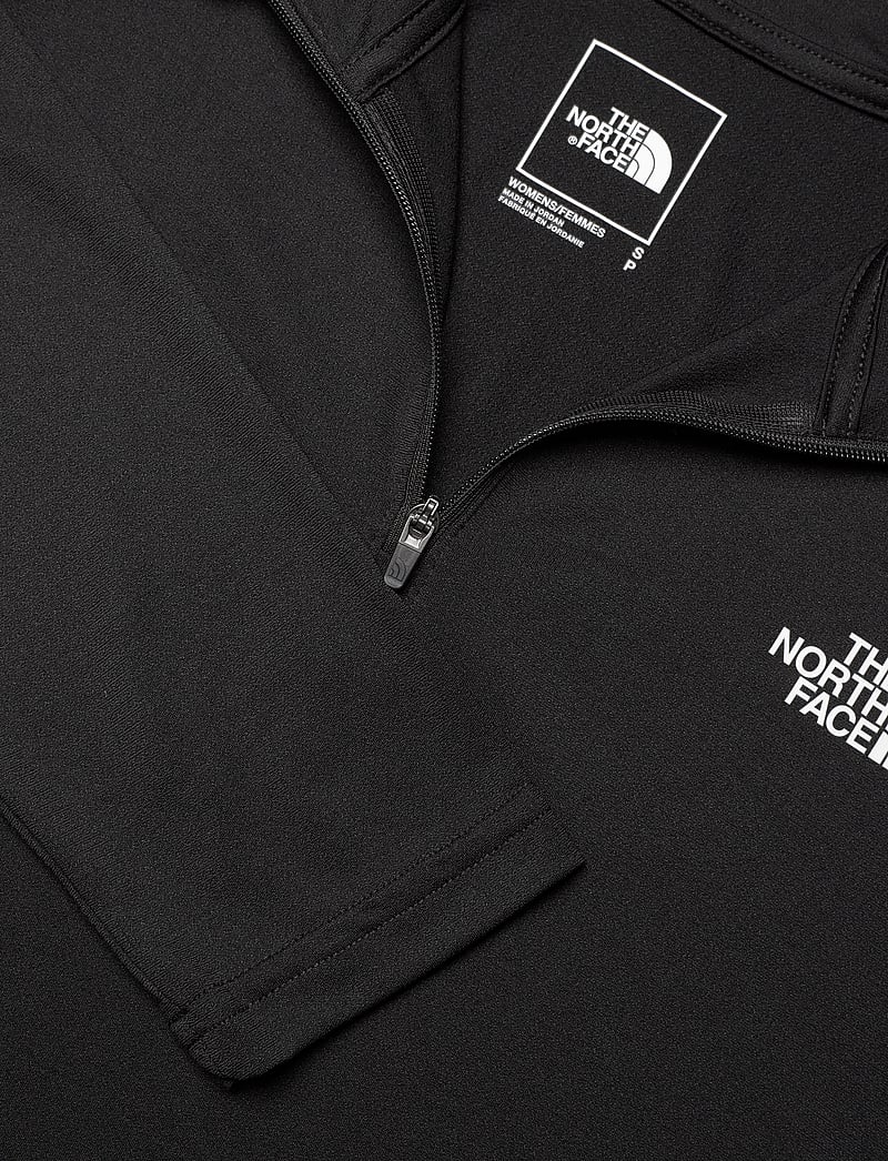 The North Face - W FLEX 1/4 ZIP TEE SLIM - langærmede t-shirts - black - 2