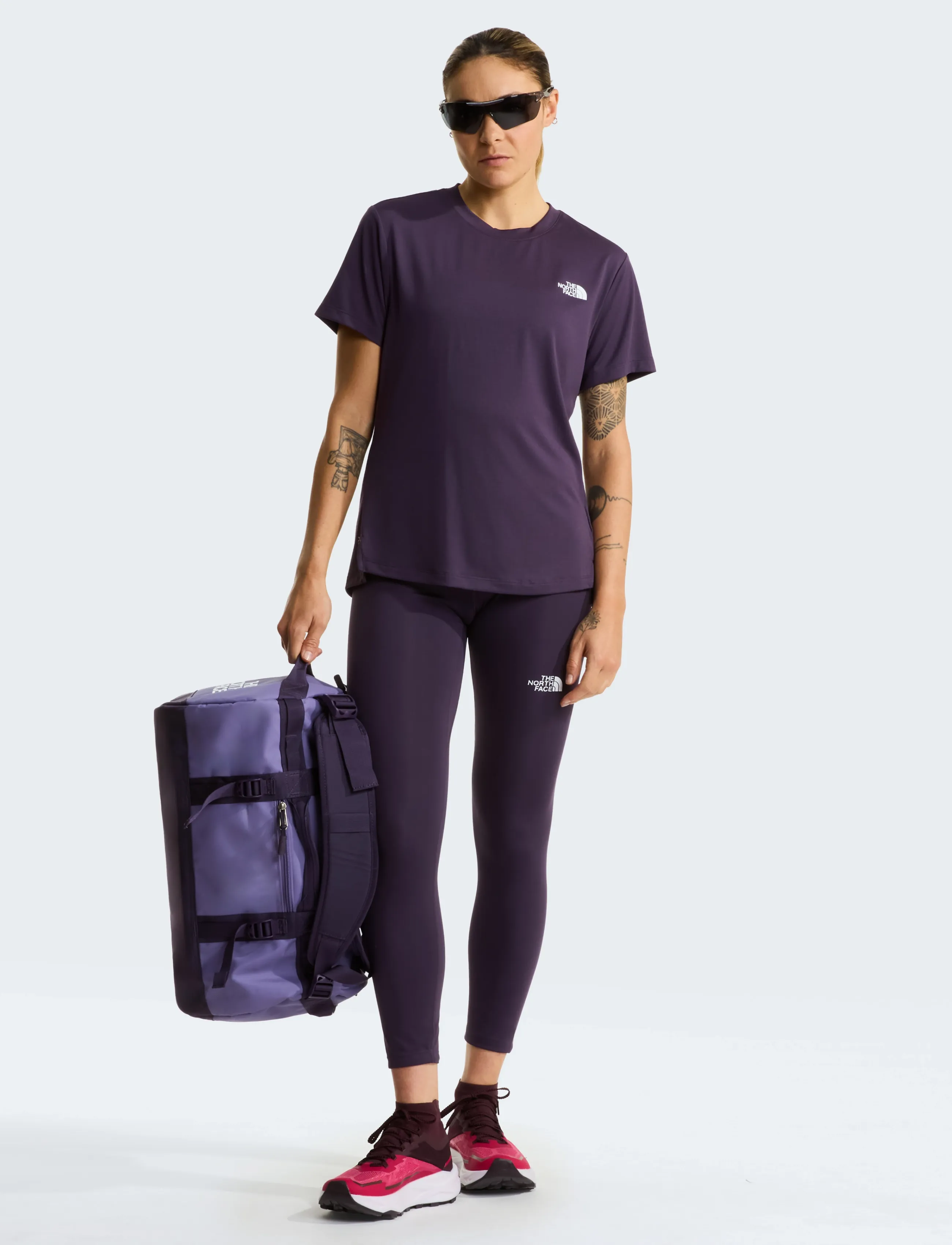 The North Face - W FLEX SHORT SLEEVES REG TEE - t-särgid - endless dusk - 3
