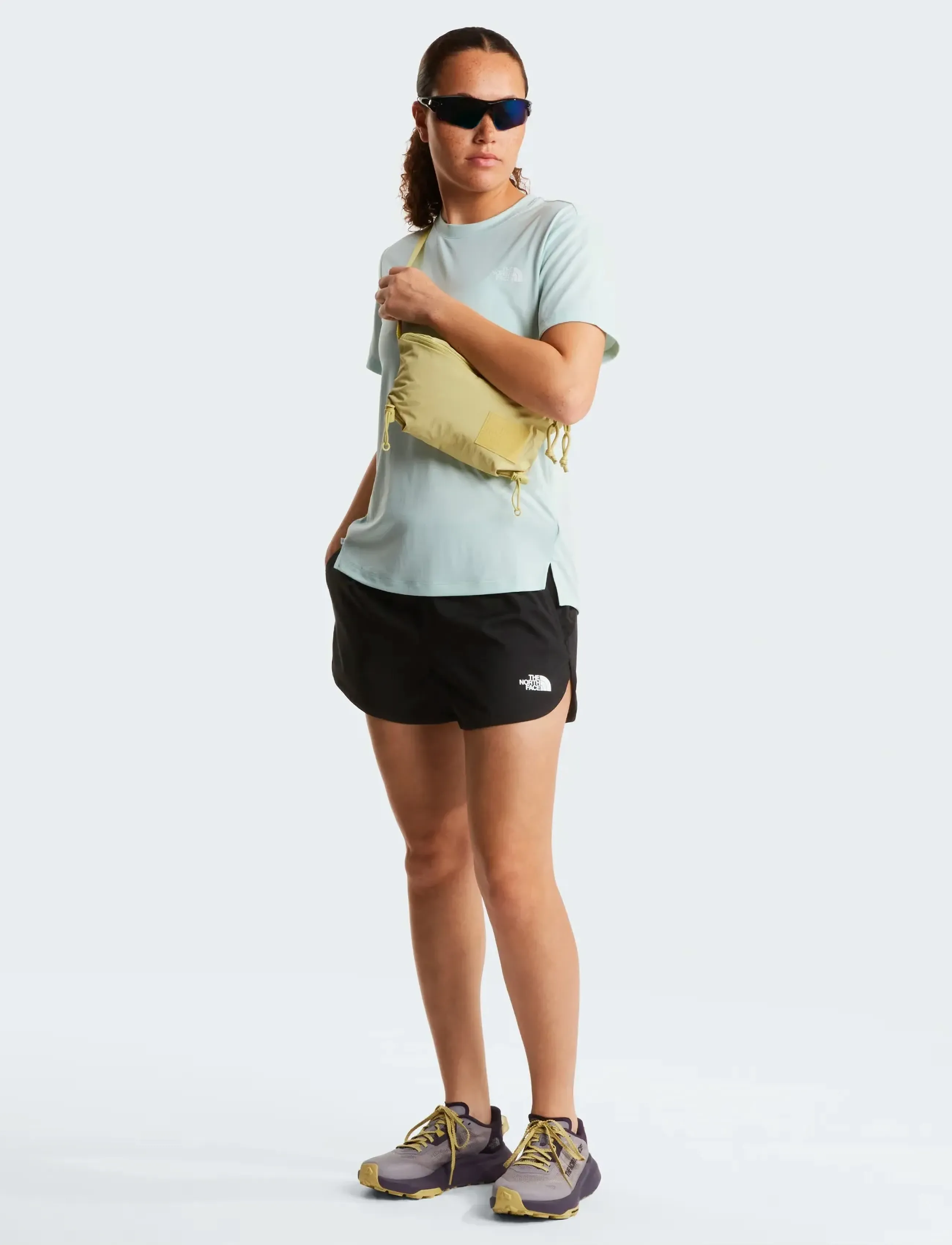 The North Face - W FLEX SHORT SLEEVES REG TEE - t-shirts - opal frost - 3