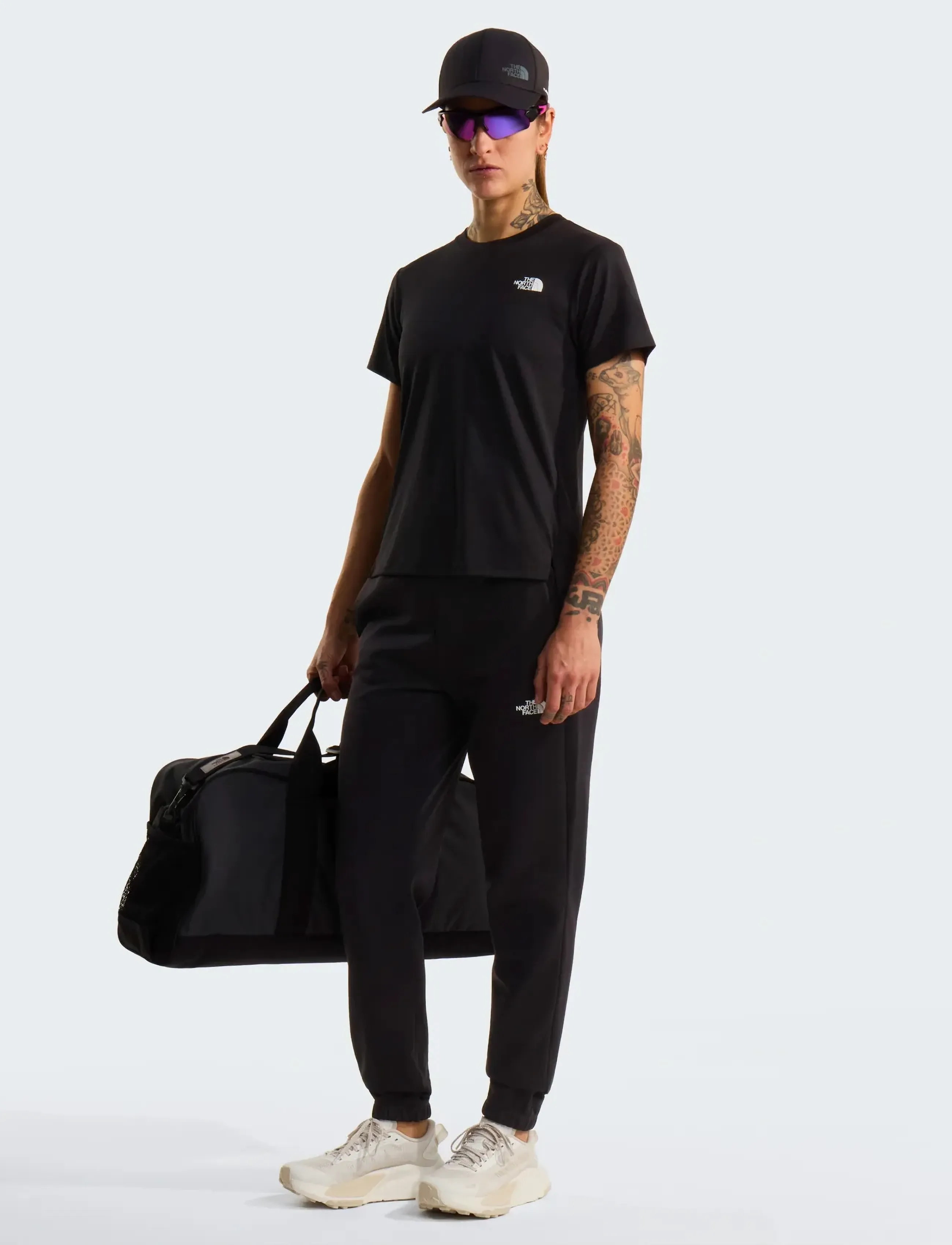 The North Face - W FLEX SHORT SLEEVES REG TEE - t-shirts - tnf black - 3