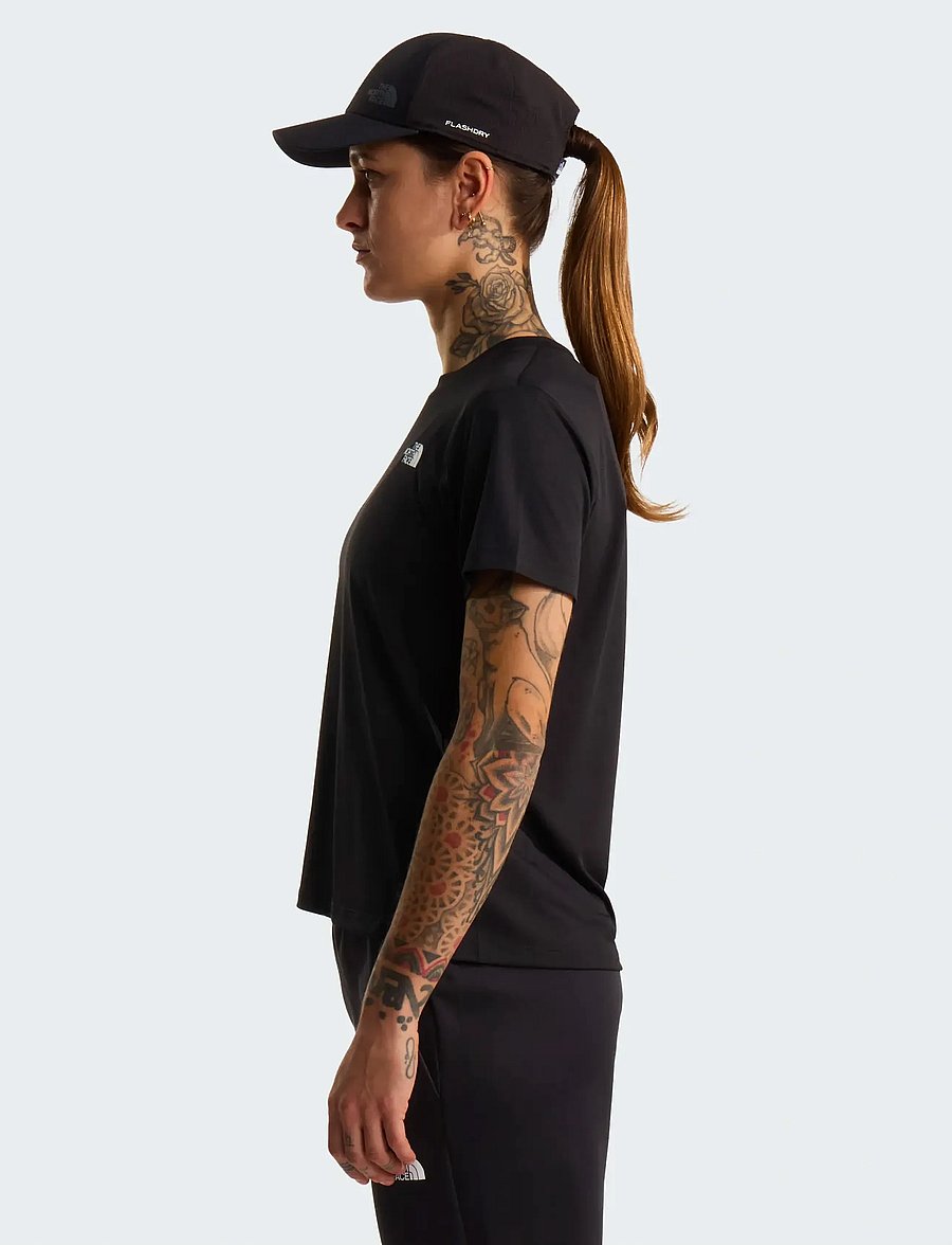 The North Face - W FLEX SHORT SLEEVES REG TEE - t-särgid - tnf black - 4