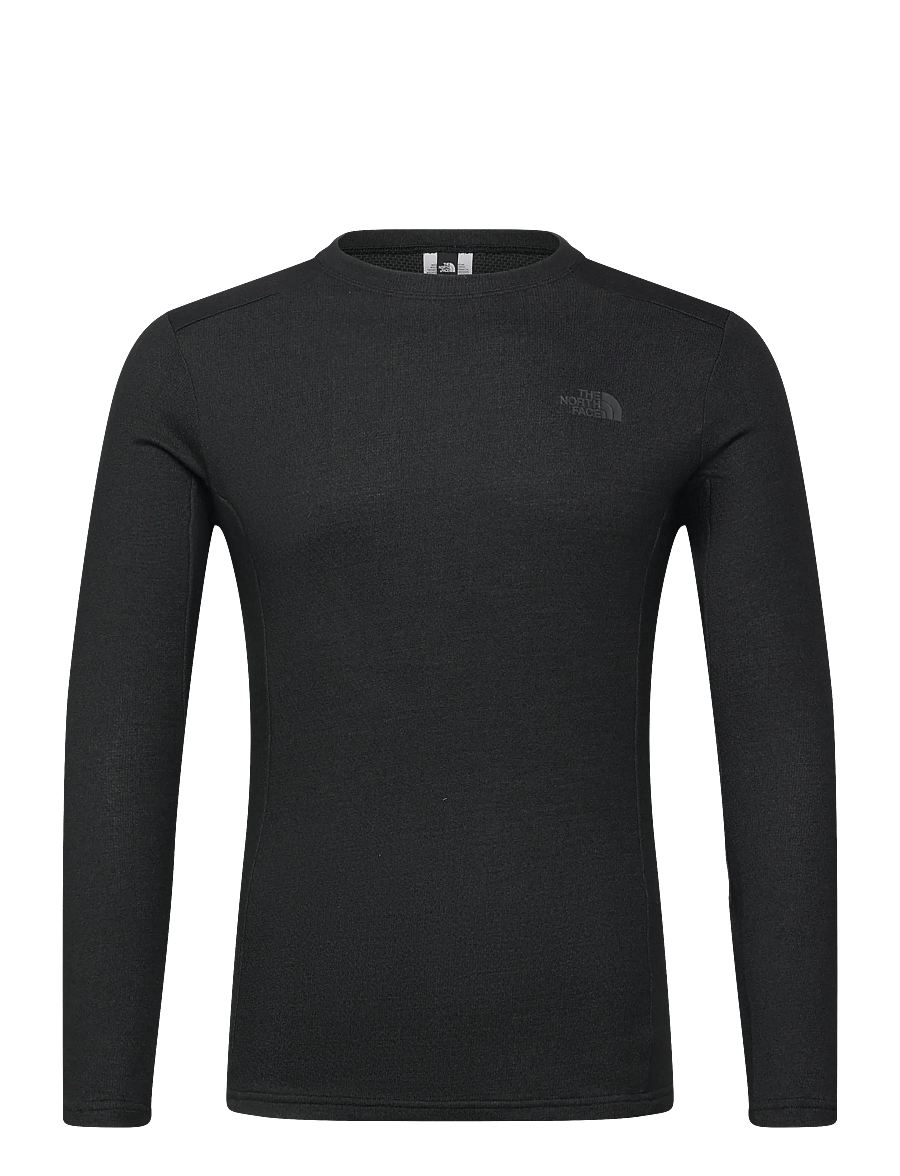 The North Face - M EASY L/S CREW NECK - tnf black - 0