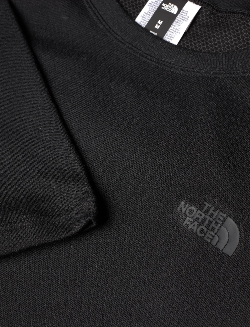 The North Face - M EASY L/S CREW NECK - langarmshirts - tnf black - 2