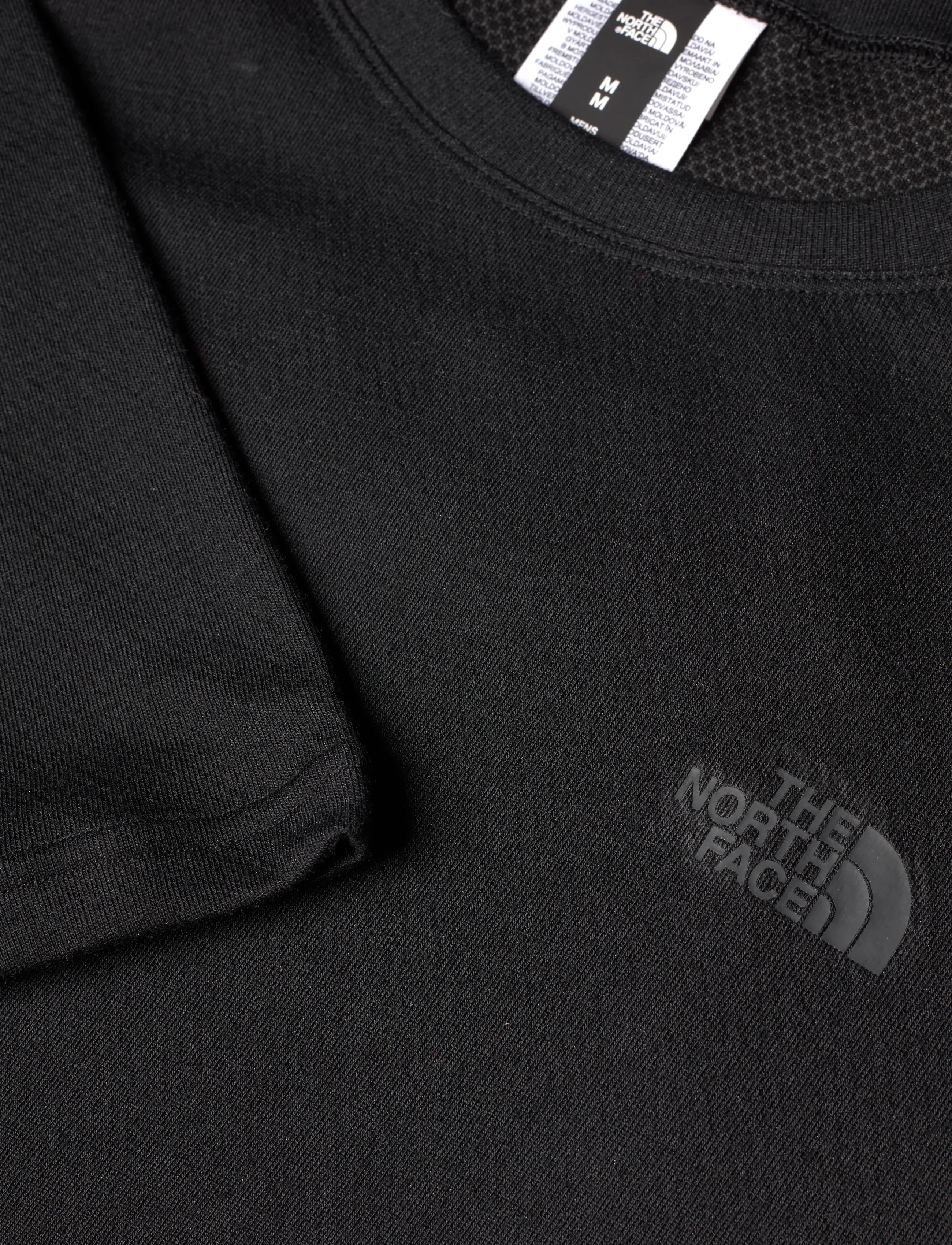 The North Face - M EASY L/S CREW NECK - tnf black - 2
