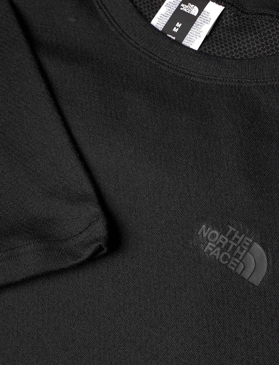 The North Face - M EASY L/S CREW NECK - tnf black - 2