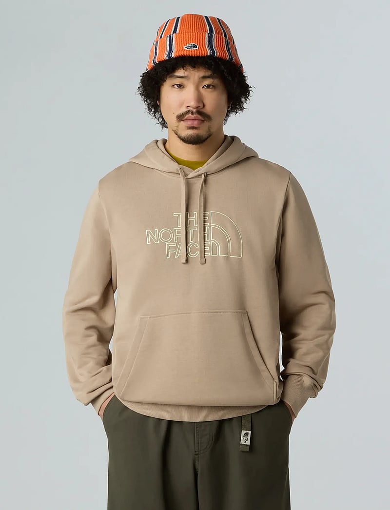 The North Face - M DREW PEAK LIGHT REGULAR HOODIE - tops - mushroom grey/gravel - 0