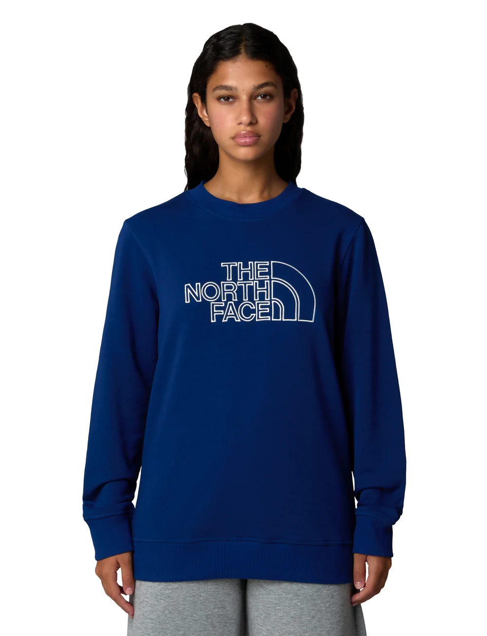 The North Face - W DREW PEAK LIGHT CREW - oberteile - blue - 0