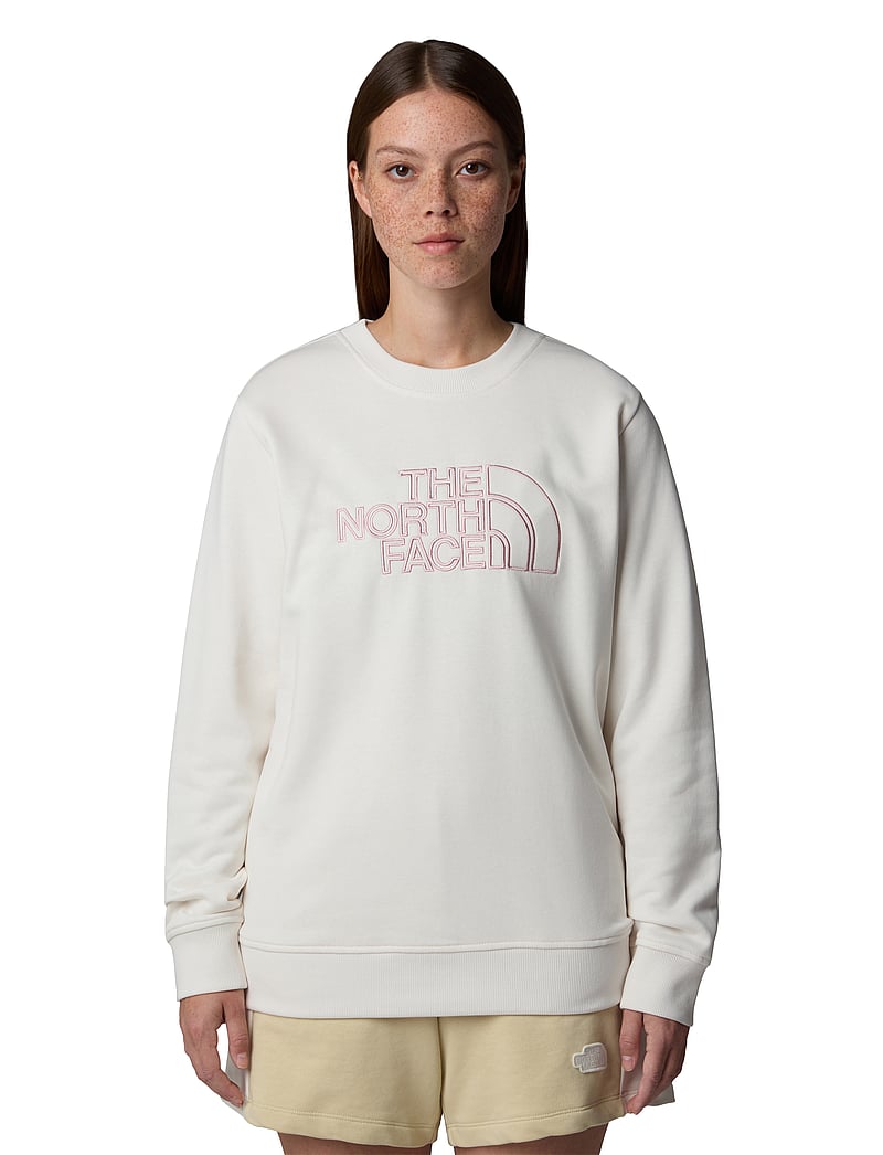 The North Face - W DREW PEAK LIGHT CREW - overdele - white - 0