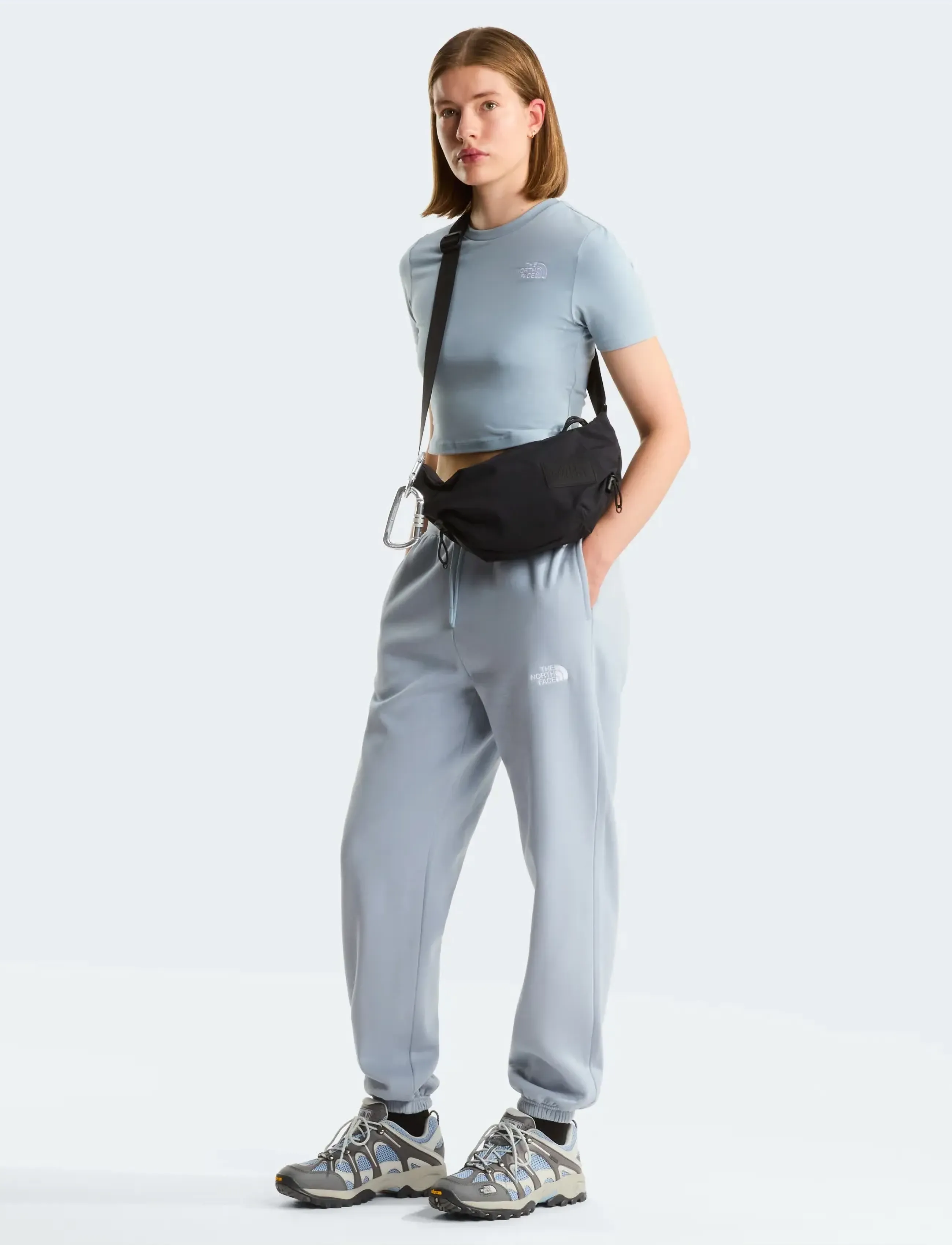 The North Face - W ESSENTIAL RELAXED STRAIGHT JOGGER - training pants - frost grey - 3