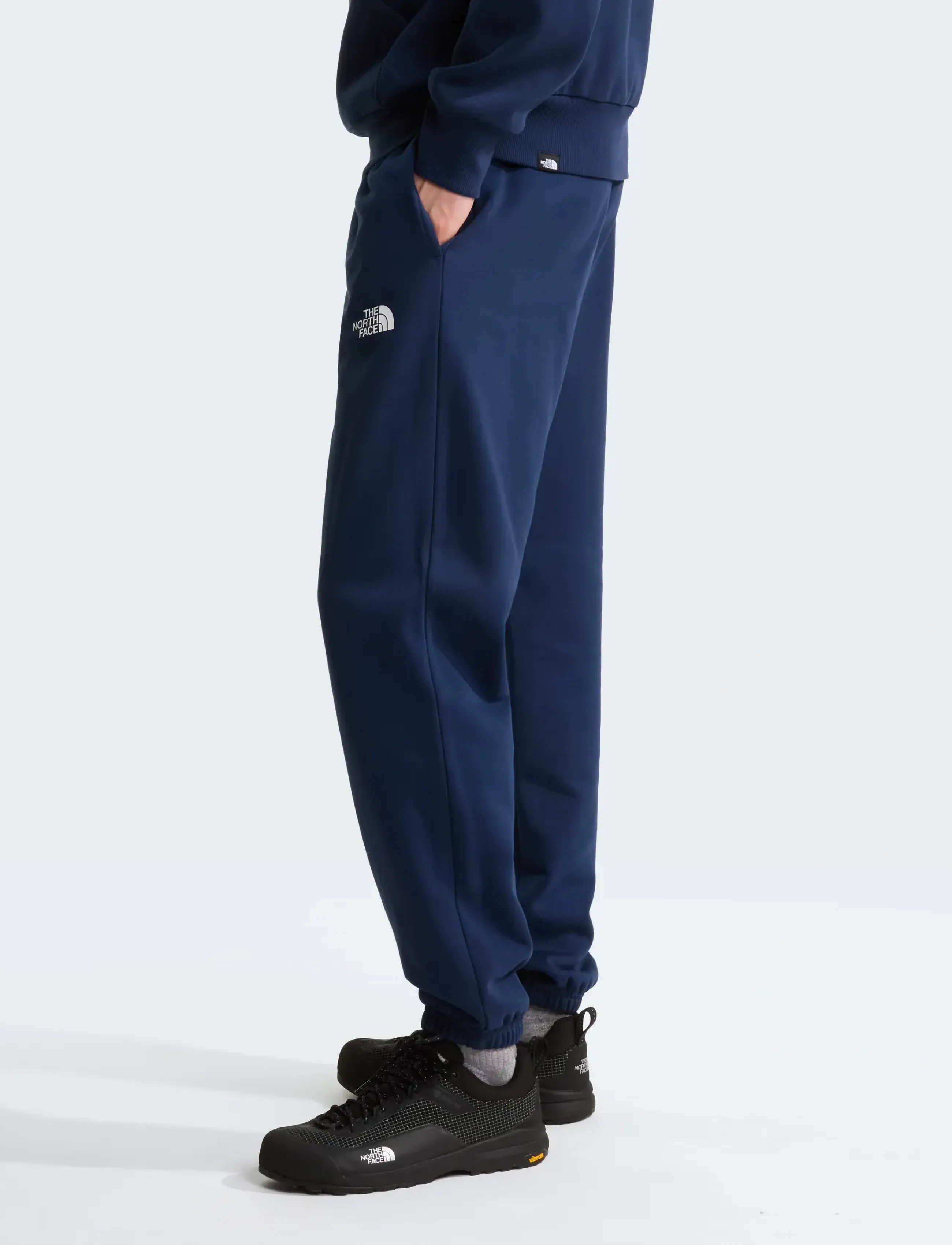 The North Face - M SIMPLE DOME REGULAR TAPERED JOGGER - sweatpants - summit navy - 4