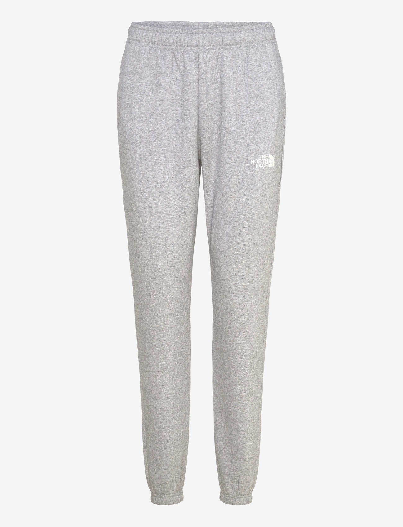 The North Face - W SIMPLE DOME REGULAR TAPERED JOGGER - träningsbyxor - tnf light grey heather - 1