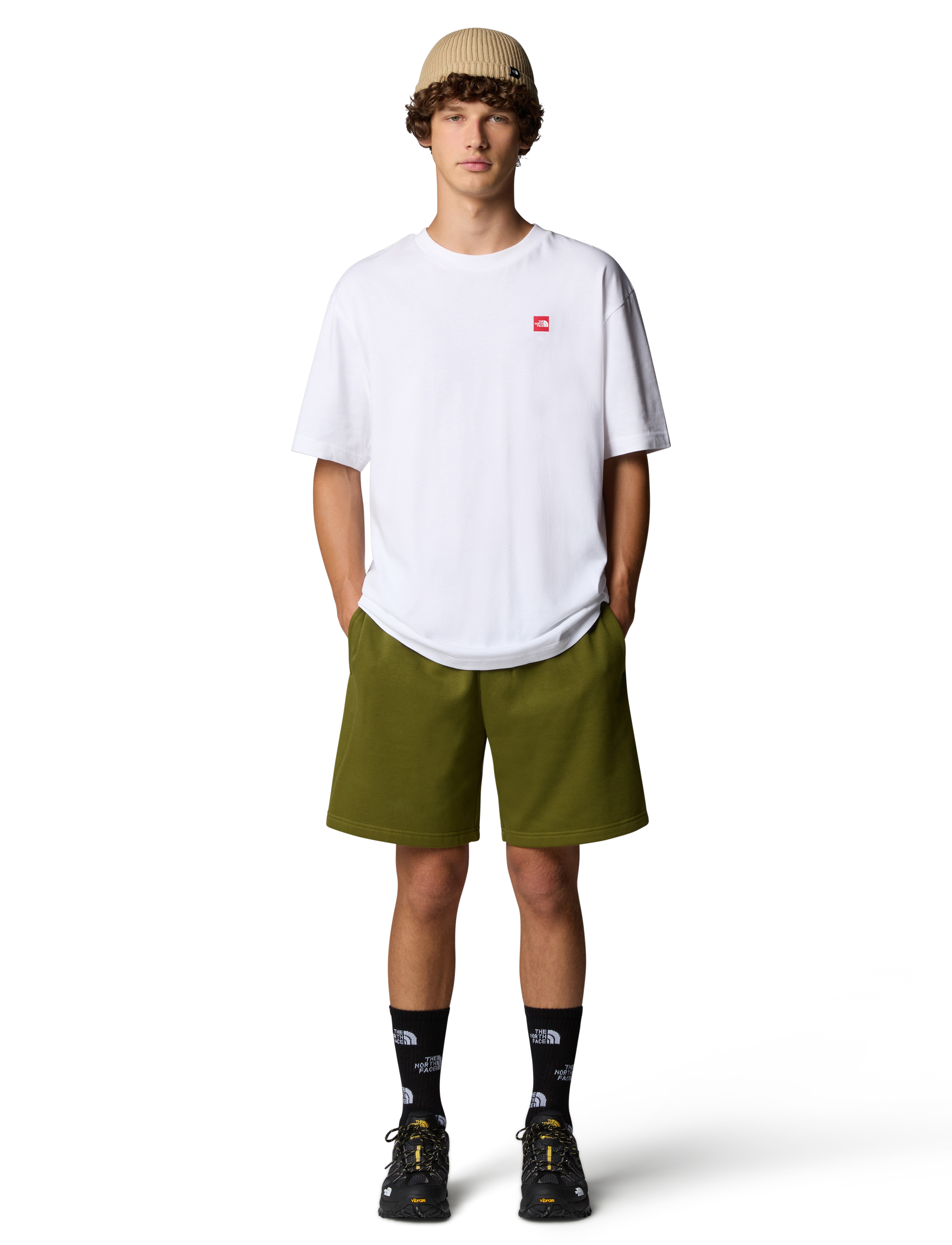 The North Face - M EASY REGULAR SHORT - sweatshorts - forest olive - 3