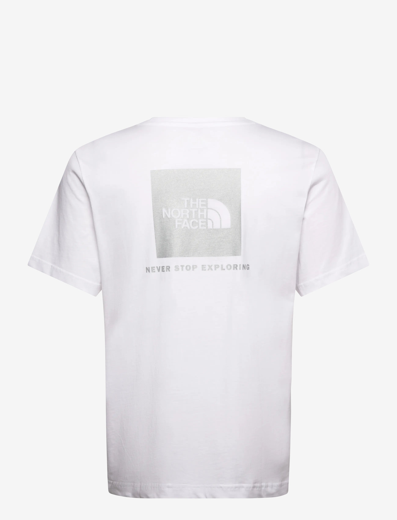 The North Face - M SS REFLECTIVE BOX NSE TEE - t-shirts - tnf white reflective - 1